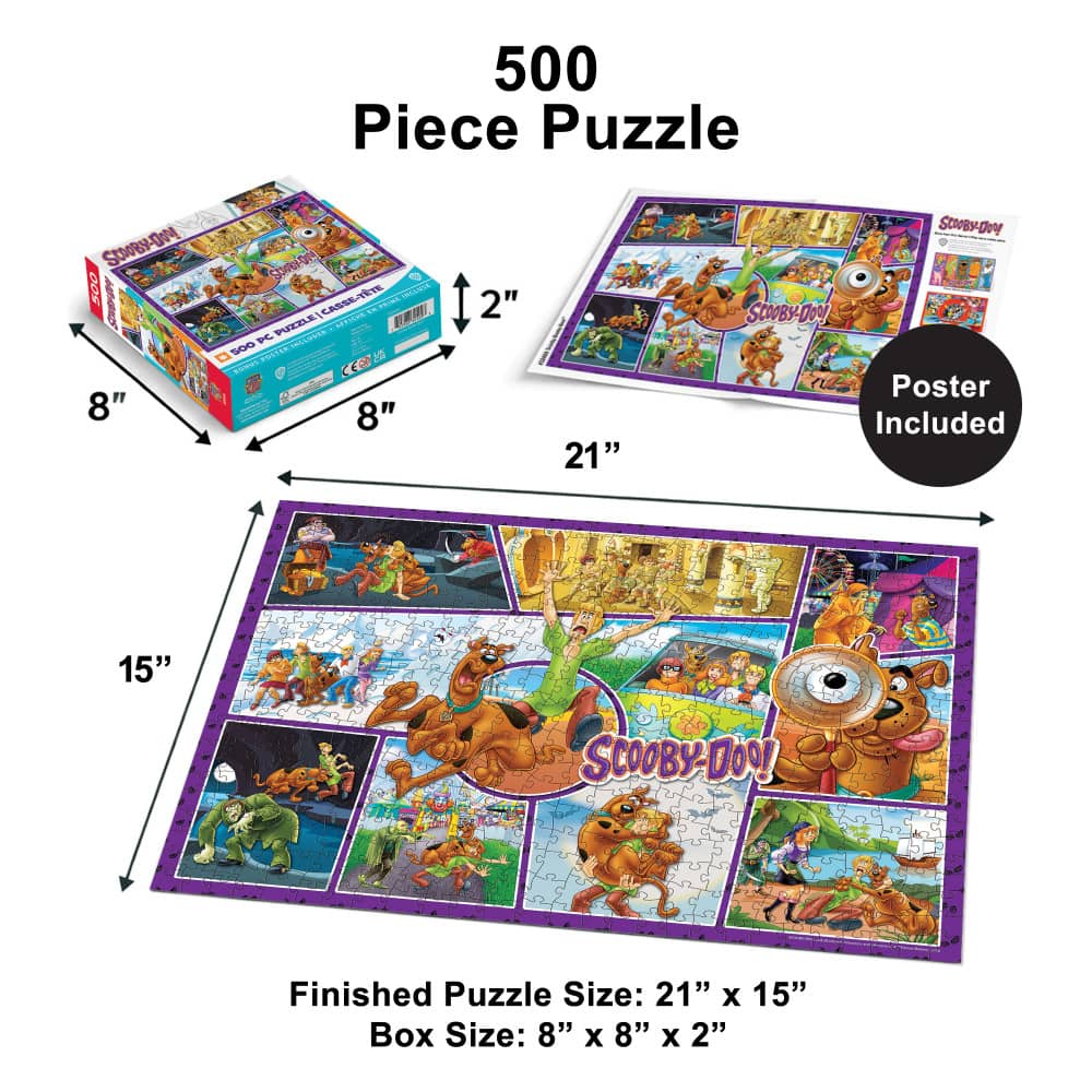 Cartoons - Scooby-Doo! Collage 500 Piece Jigsaw Puzzle - Image 5