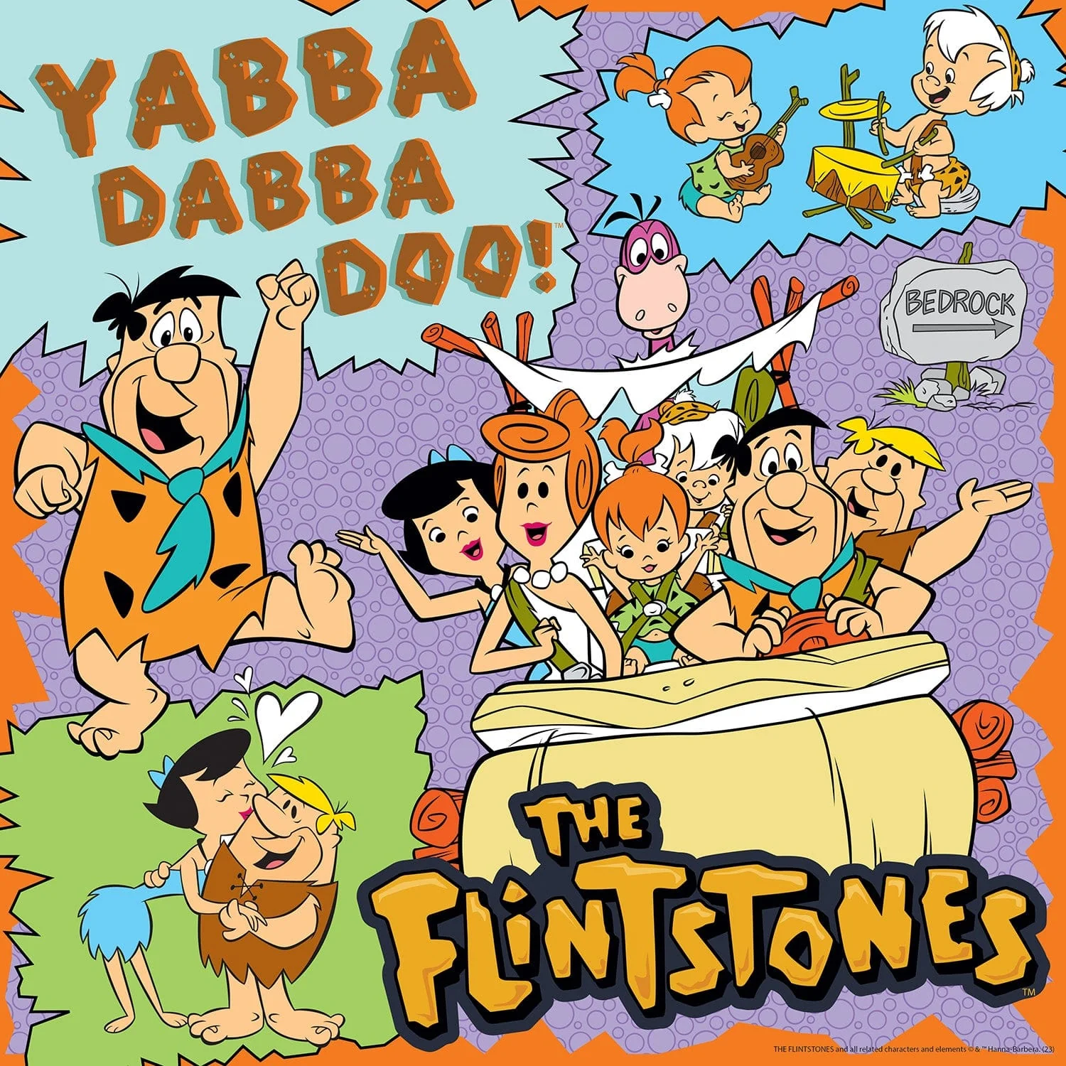 Hanna-Barbera - The Flintstones 500 Piece Jigsaw Puzzle - Image 2