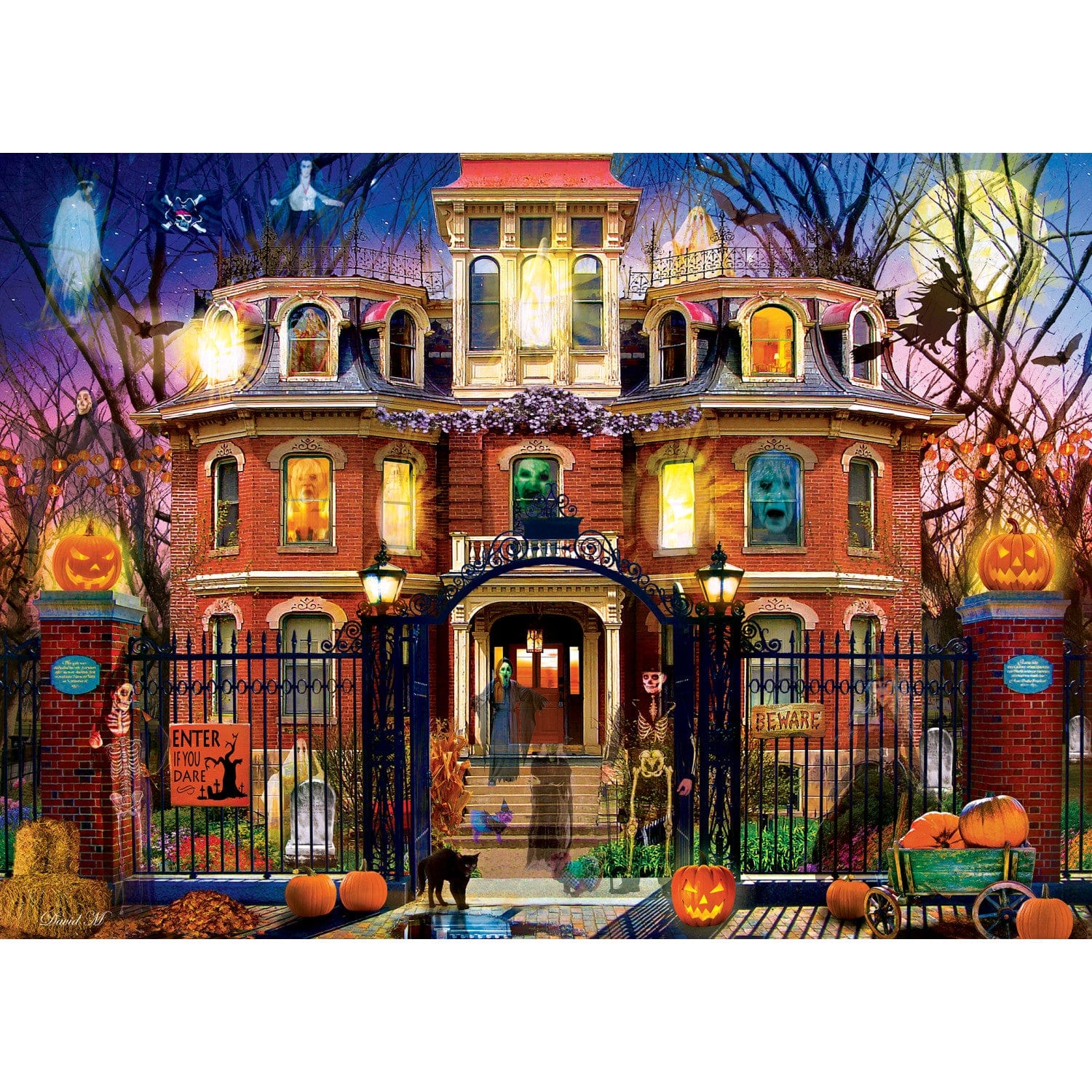 Haunted House on The Hill - Jigsaw Puzzle