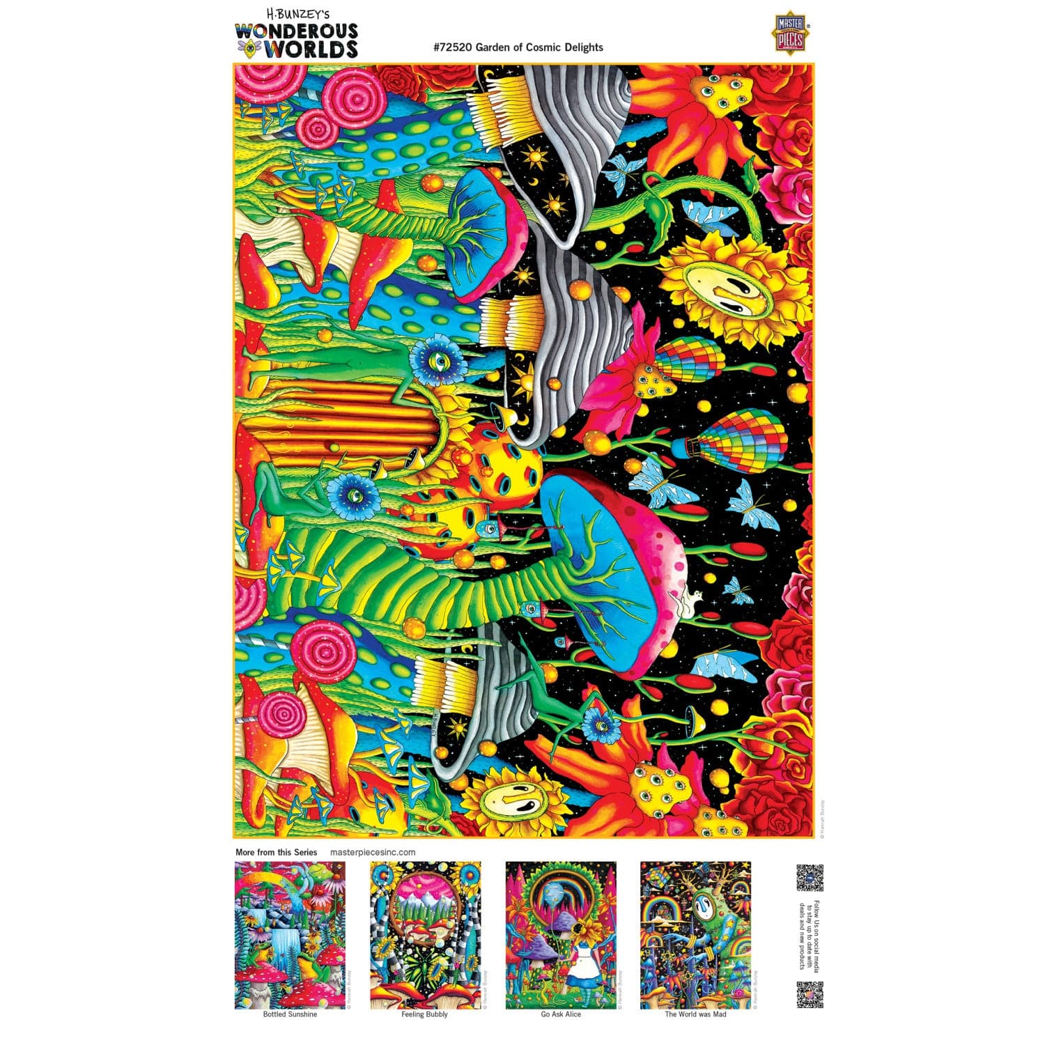 Wonderous Worlds - Garden of Cosmic Delight 1000 Piece Jigsaw Puzzle - Image 4