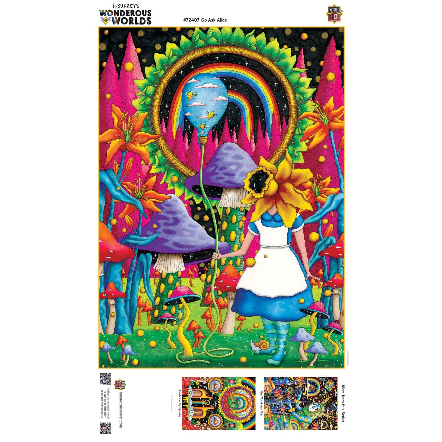 Wonderous Worlds - Go Ask Alice 1000 Piece Jigsaw Puzzle - Image 4
