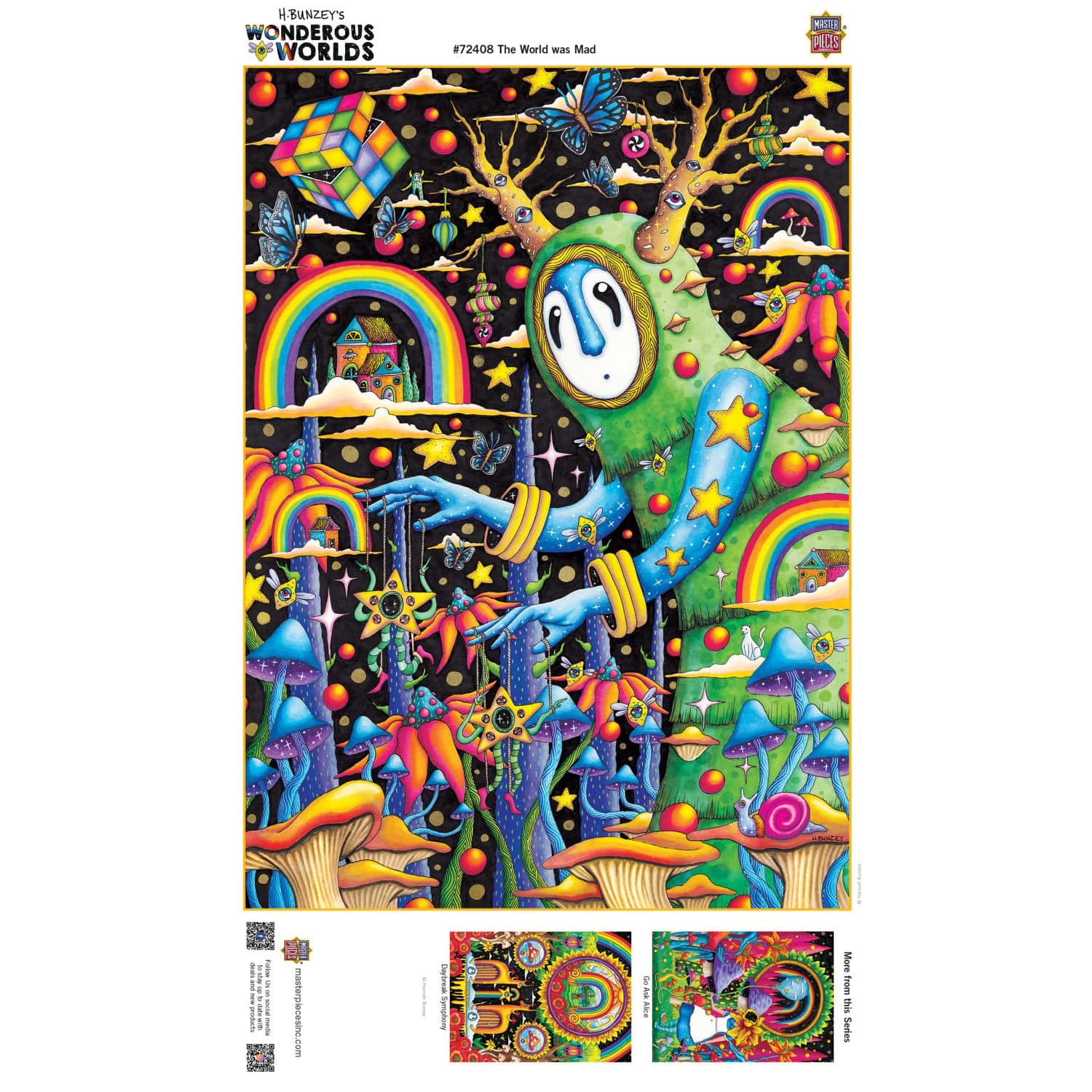 Wonderous Worlds - The World Was Mad 1000 Piece Jigsaw Puzzle - Image 4