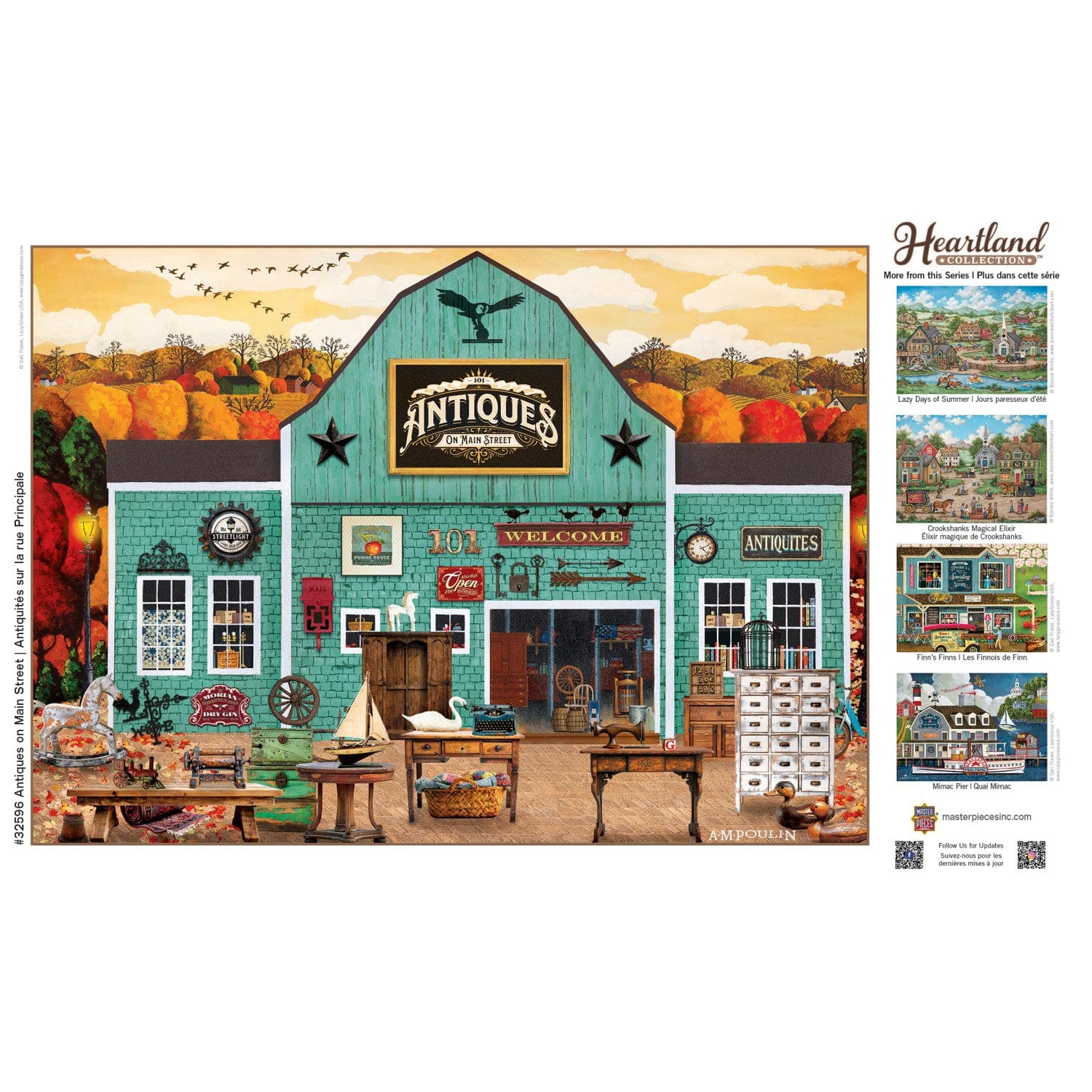 Heartland - Antiques on Main Street 500 Piece Jigsaw Puzzle - Image 4