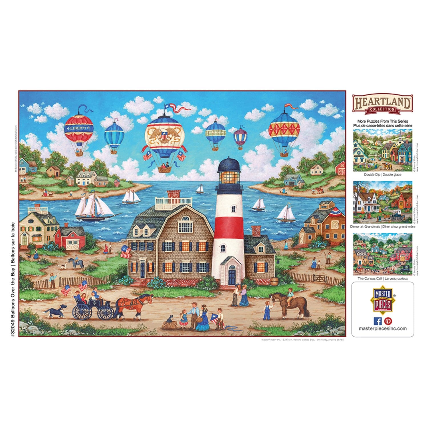 Heartland - Balloons Over the Bay 550 Piece Jigsaw Puzzle - Image 4