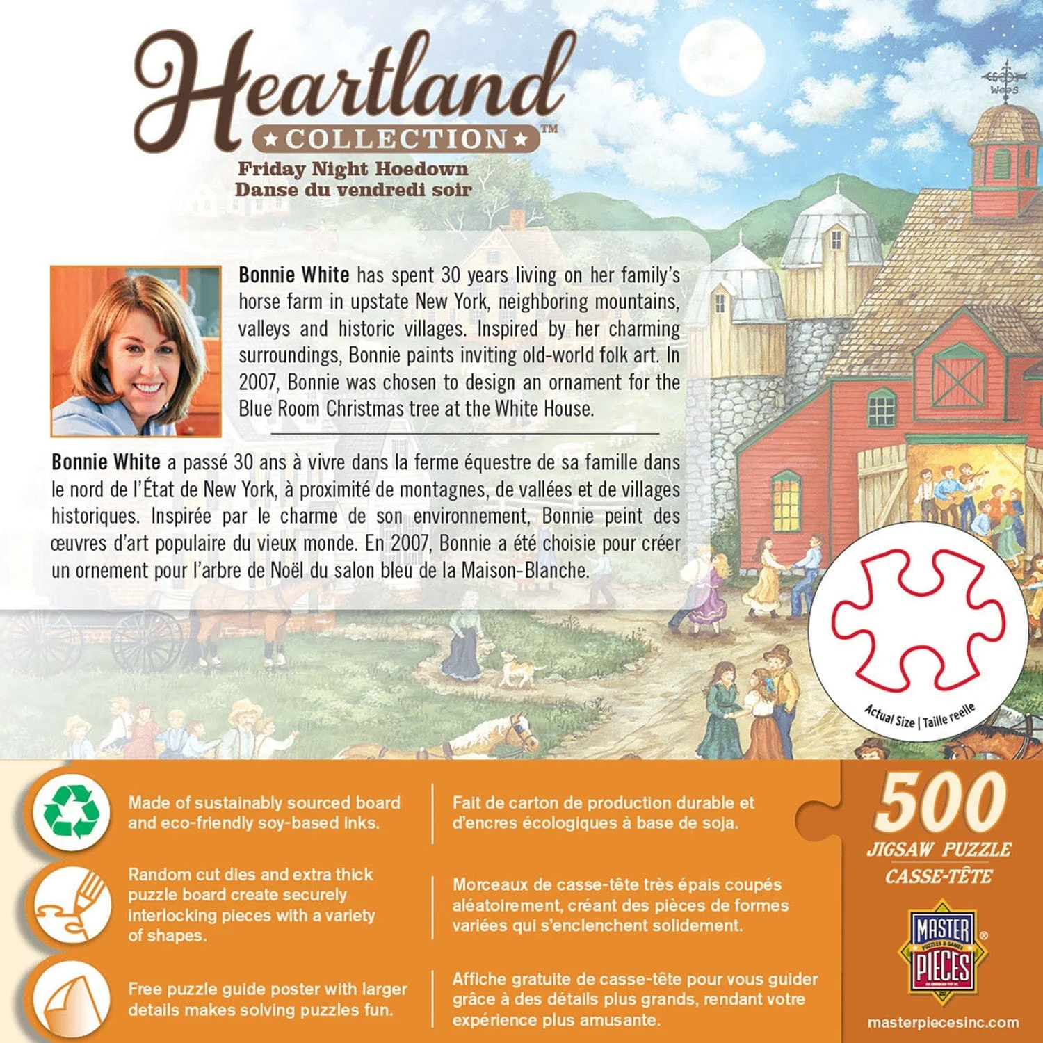 Heartland - Friday Night Hoe Down 500 Piece Jigsaw Puzzle - Image 3