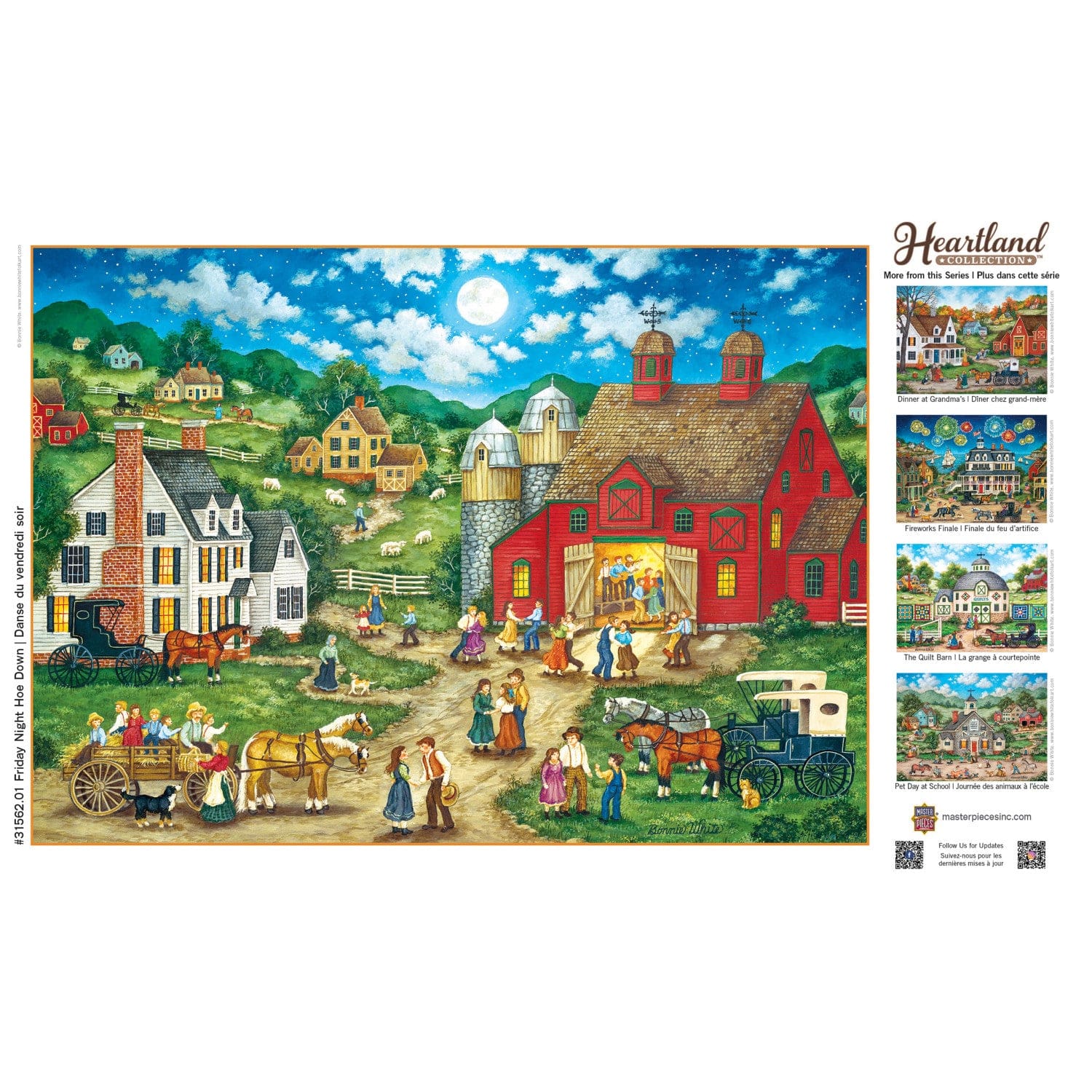Heartland - Friday Night Hoe Down 500 Piece Jigsaw Puzzle - Image 4