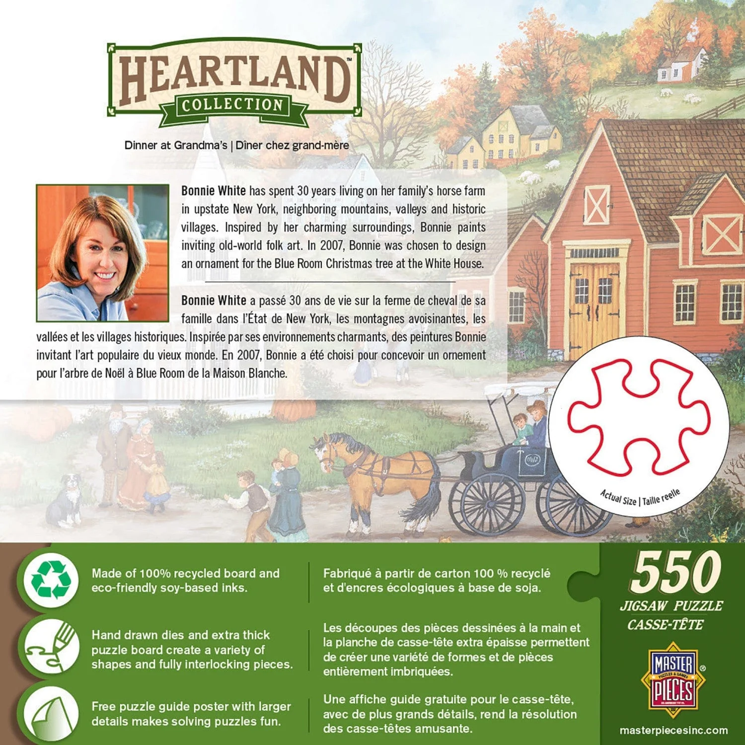 Heartland - Dinner at Grandmas 550 Piece Jigsaw Puzzle - Image 3