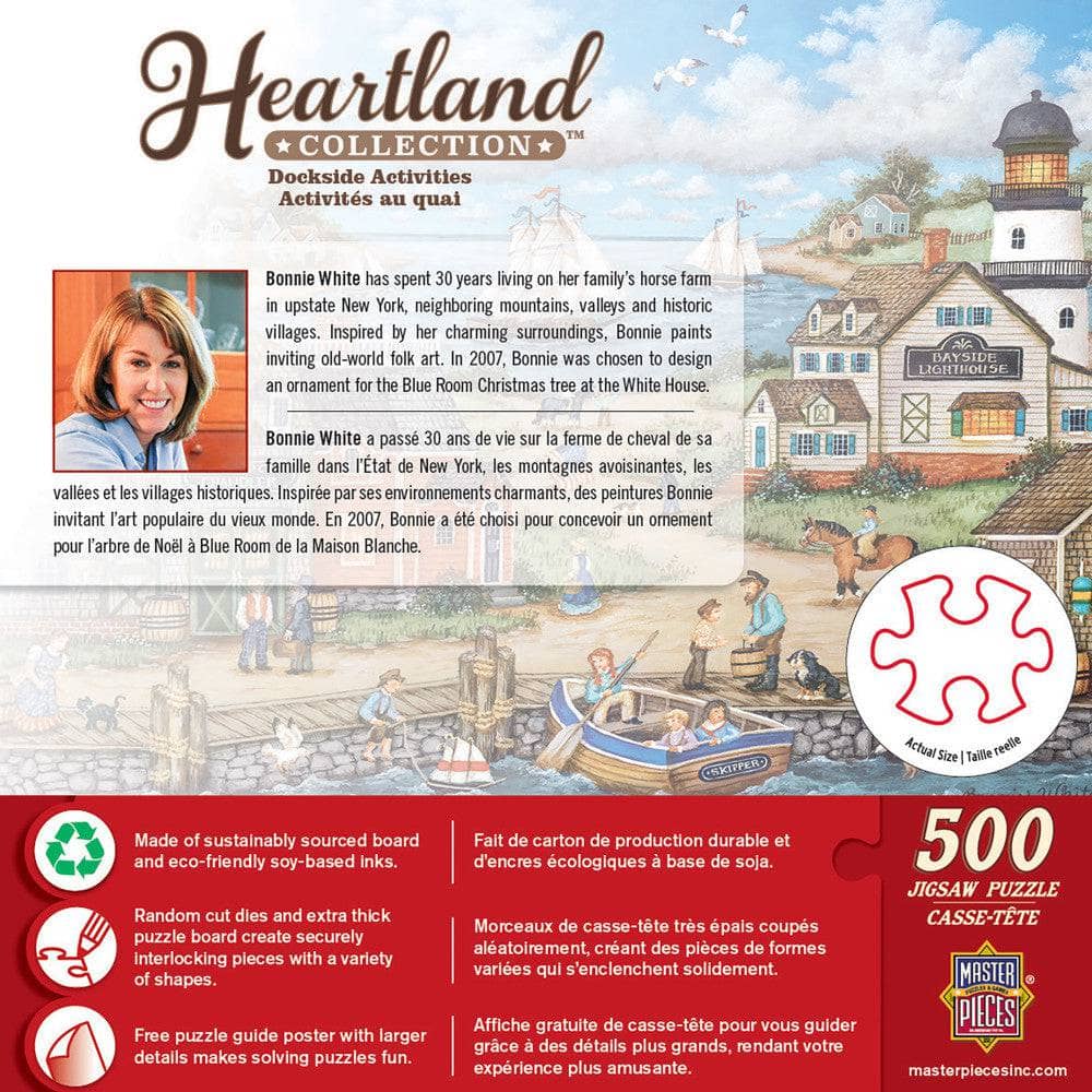 Heartland - Dockside Activities 500 Piece Jigsaw Puzzle - Image 3
