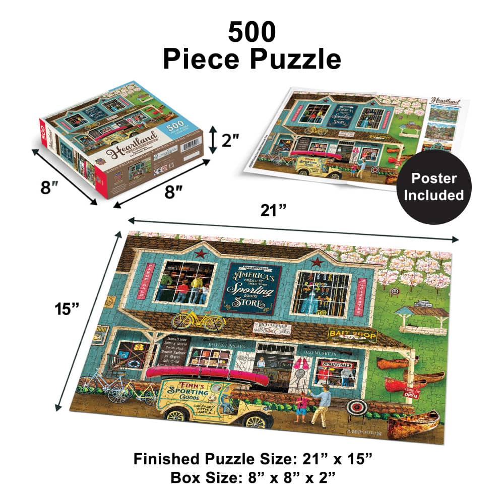 Heartland - Finn's Finns 500 Piece Jigsaw Puzzle - Image 5