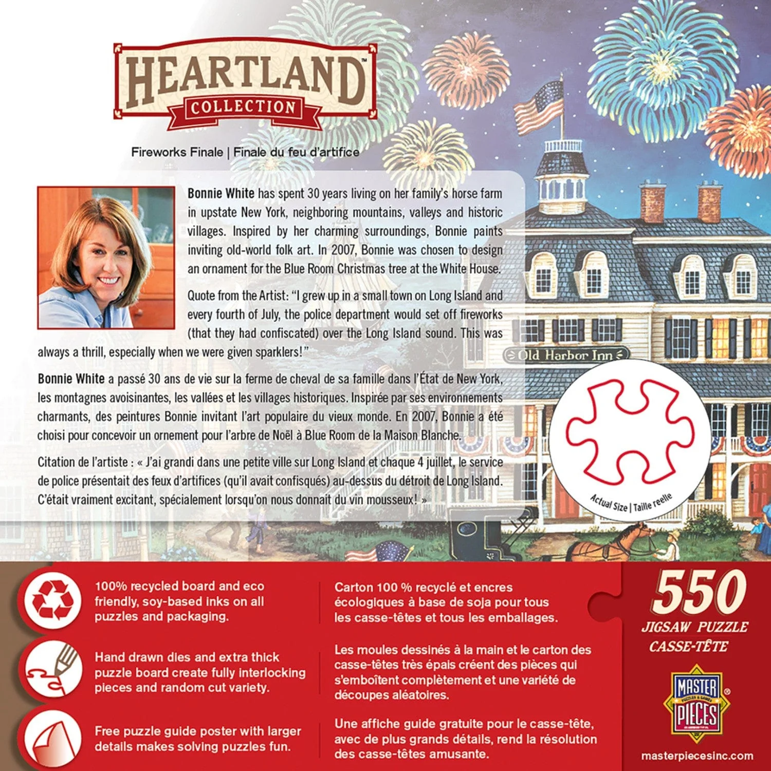Heartland - Fireworks Finale 550 Piece Jigsaw Puzzle - Image 3
