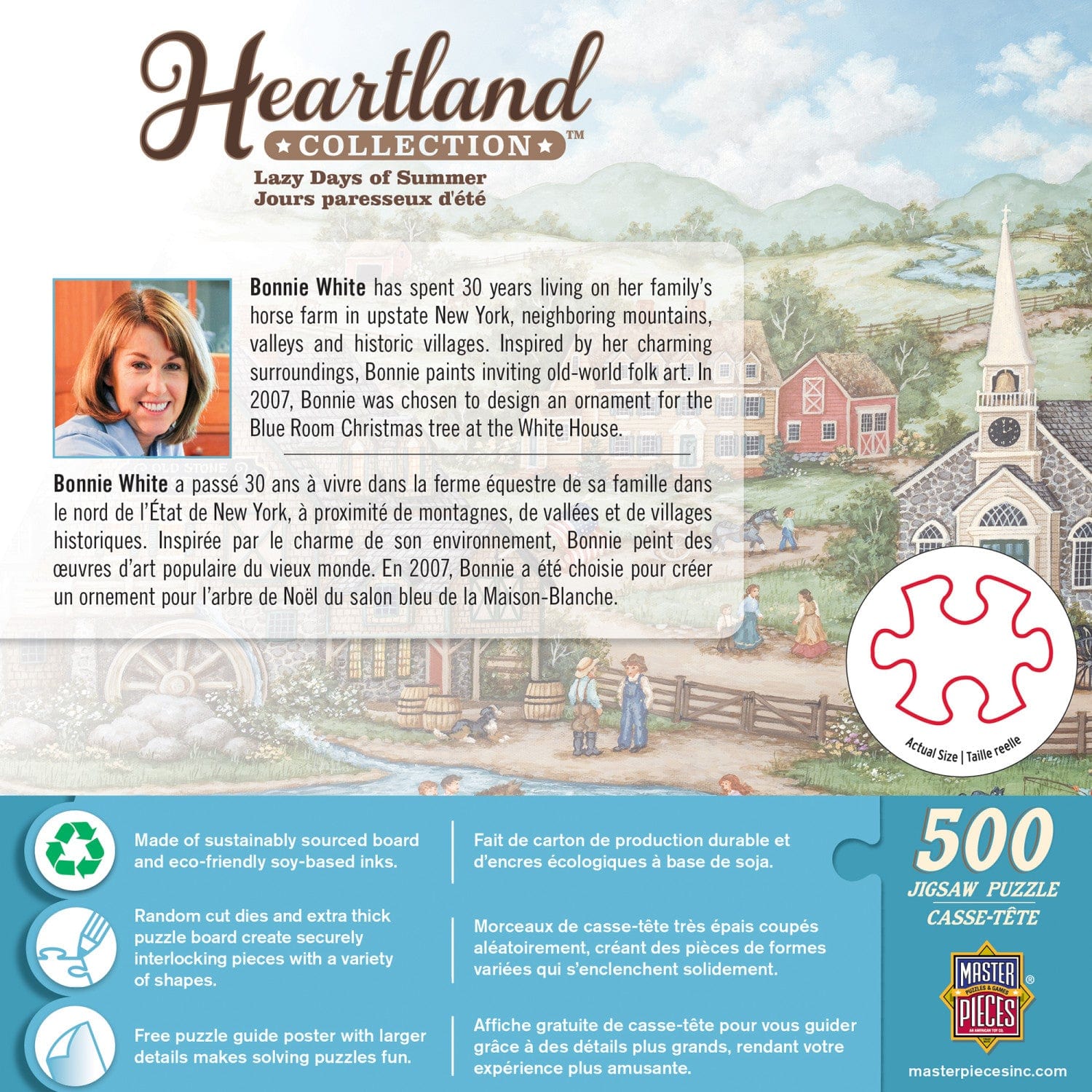 Heartland - Lazy Days of Summer 500 Piece Jigsaw Puzzle - Image 3