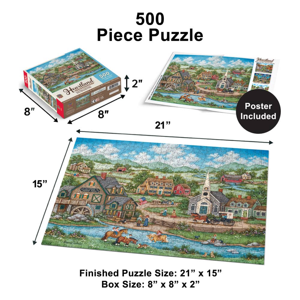 Heartland - Lazy Days of Summer 500 Piece Jigsaw Puzzle - Image 5