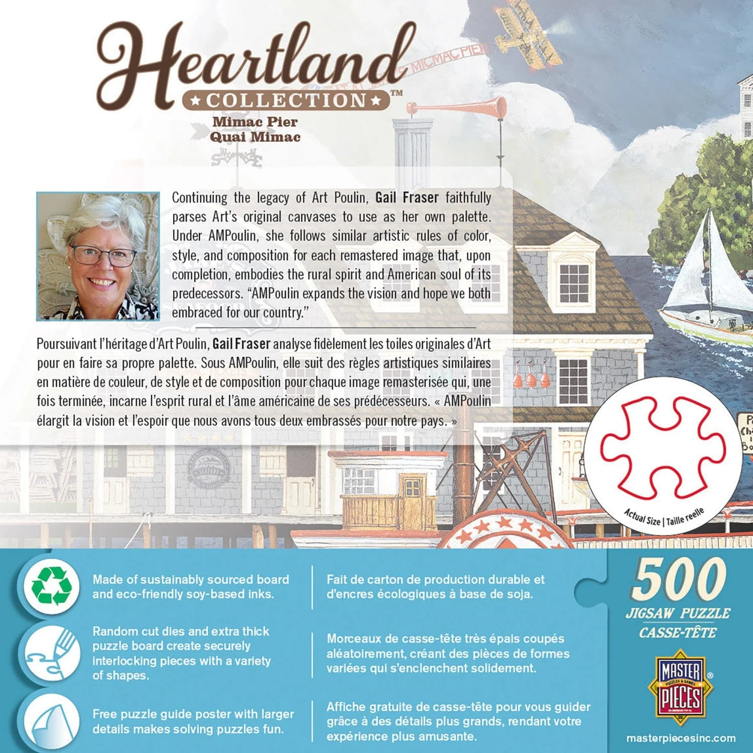 Heartland - Mimac Pier 500 Piece Jigsaw Puzzle - Image 3