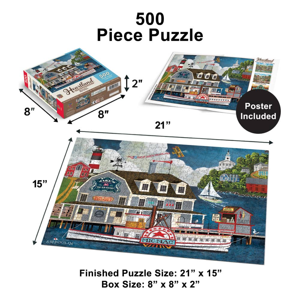 Heartland - Mimac Pier 500 Piece Jigsaw Puzzle - Image 5