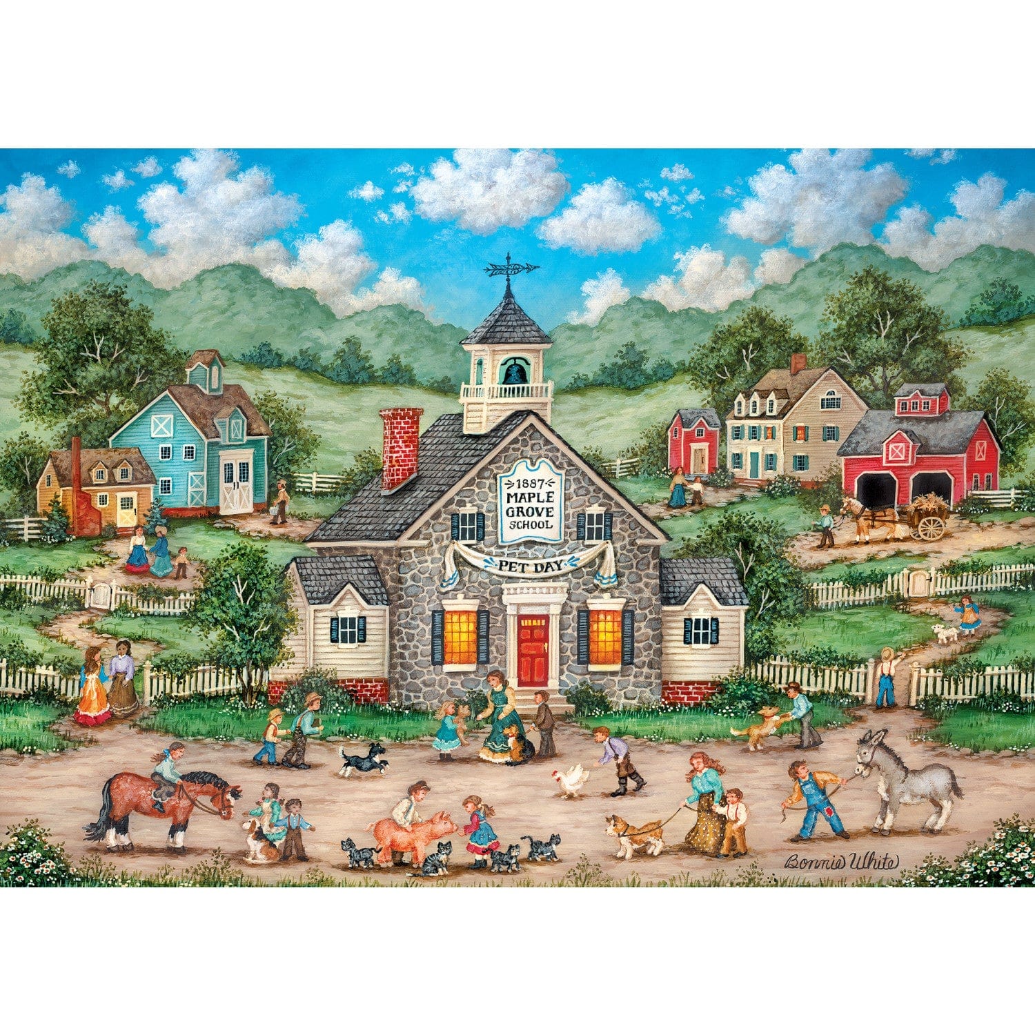 Heartland - Pet Day at School 500 Piece Jigsaw Puzzle - Image 2
