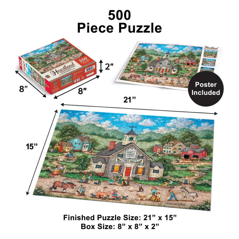 Heartland - Pet Day at School 500 Piece Jigsaw Puzzle - Image 5