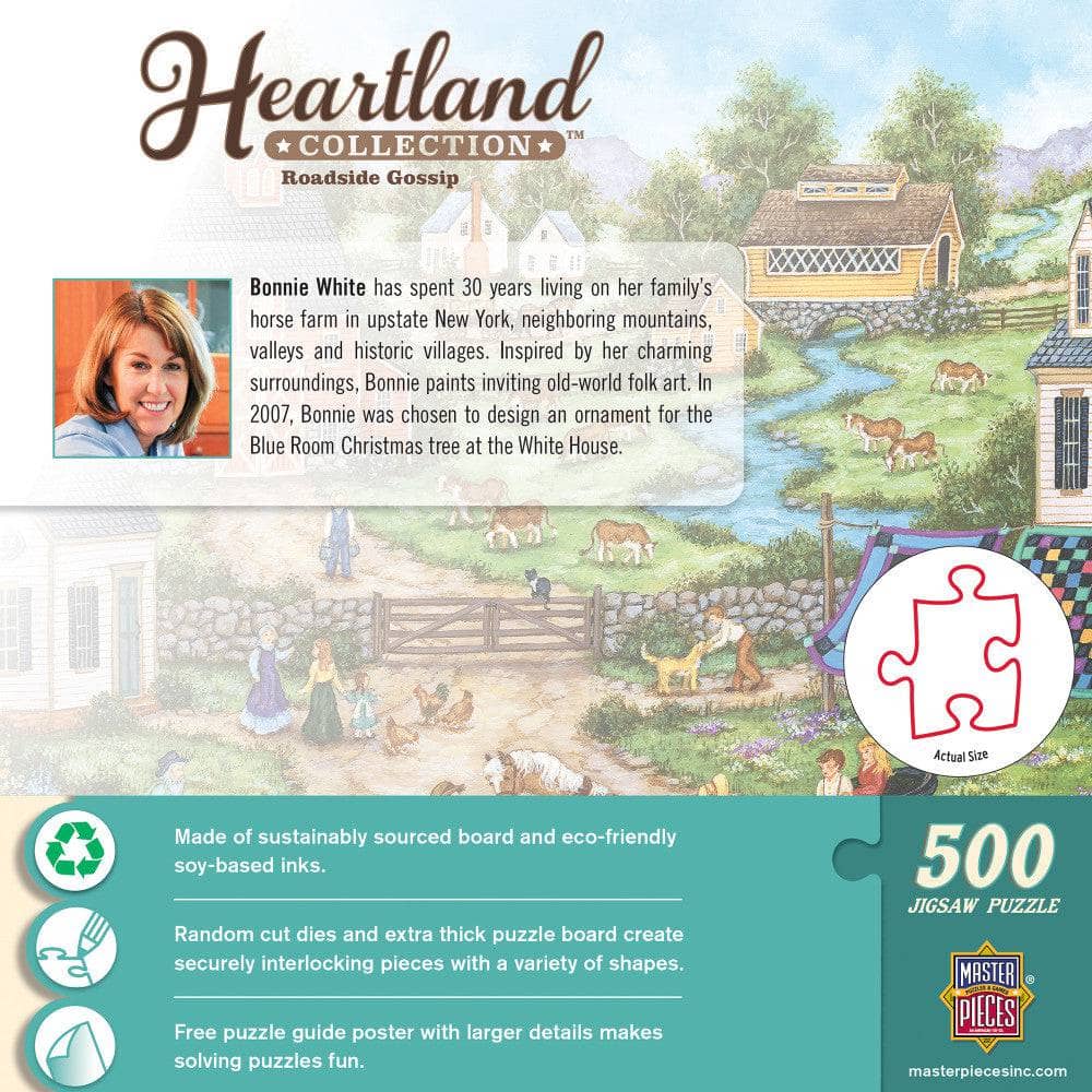 Heartland - Roadside Gossip 500 Piece Jigsaw Puzzle - Image 3