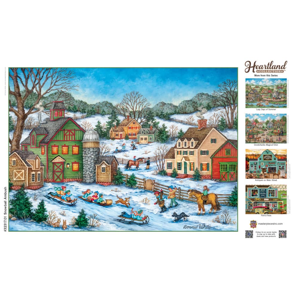 Heartland - Snowball Ambush 500 Piece Jigsaw Puzzle - Image 4