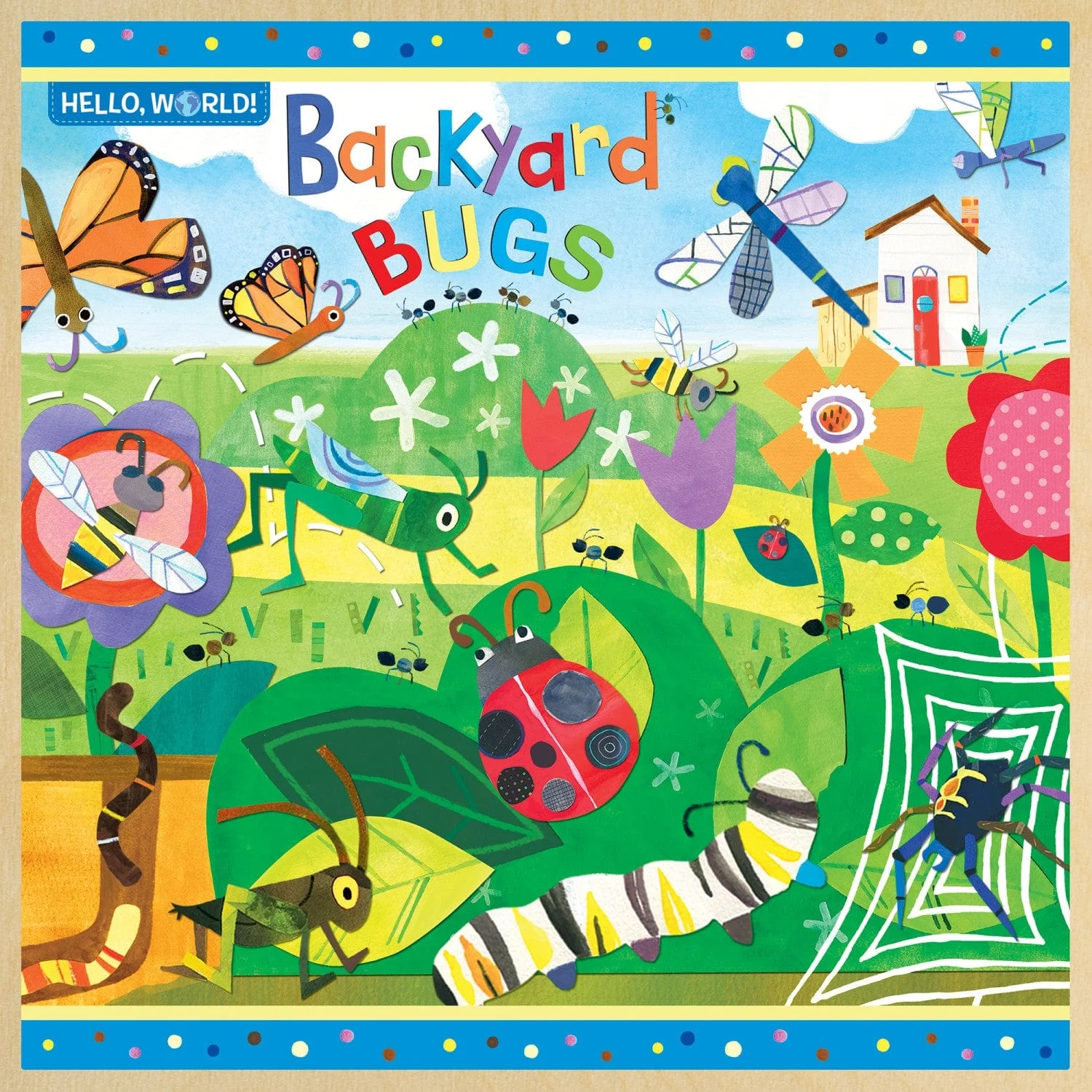 Hello, World! - Backyard Bugs 48 Piece Wood Jigsaw Puzzle - Image 2