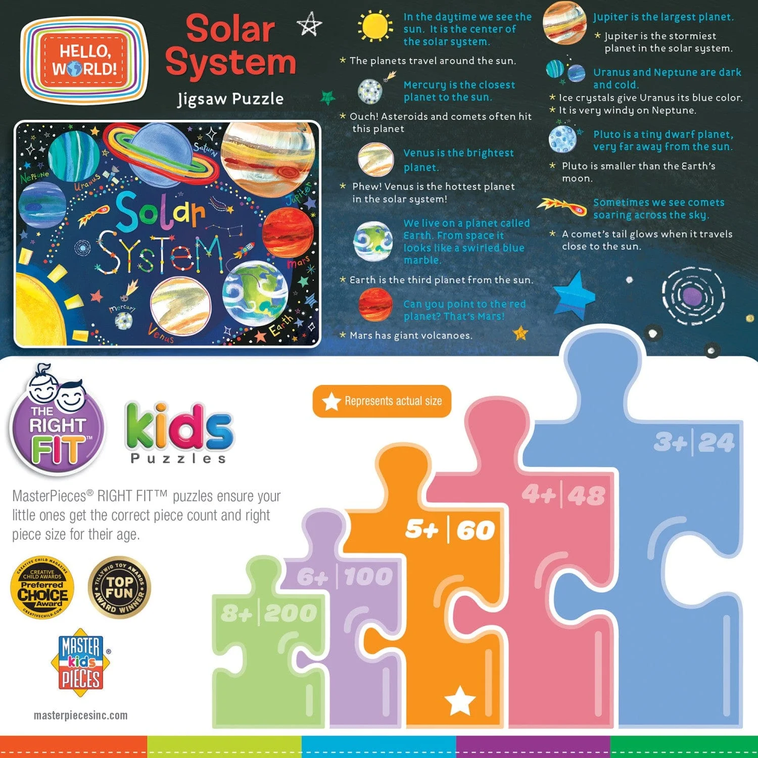 Hello, World! - Solar System 60 Piece Jigsaw Puzzle - Image 3