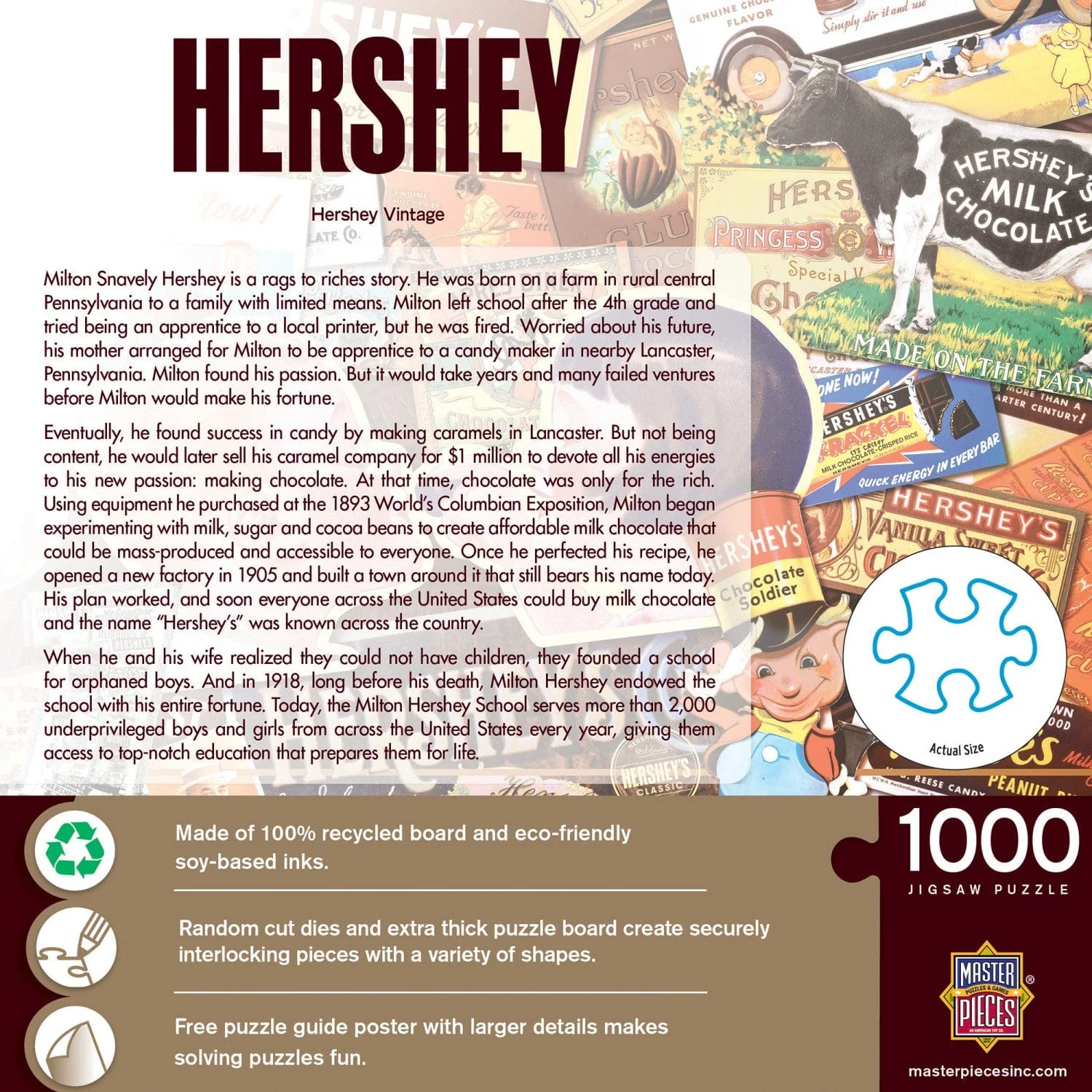 Hershey's Vintage - 1000 Piece Jigsaw Puzzle - Image 3