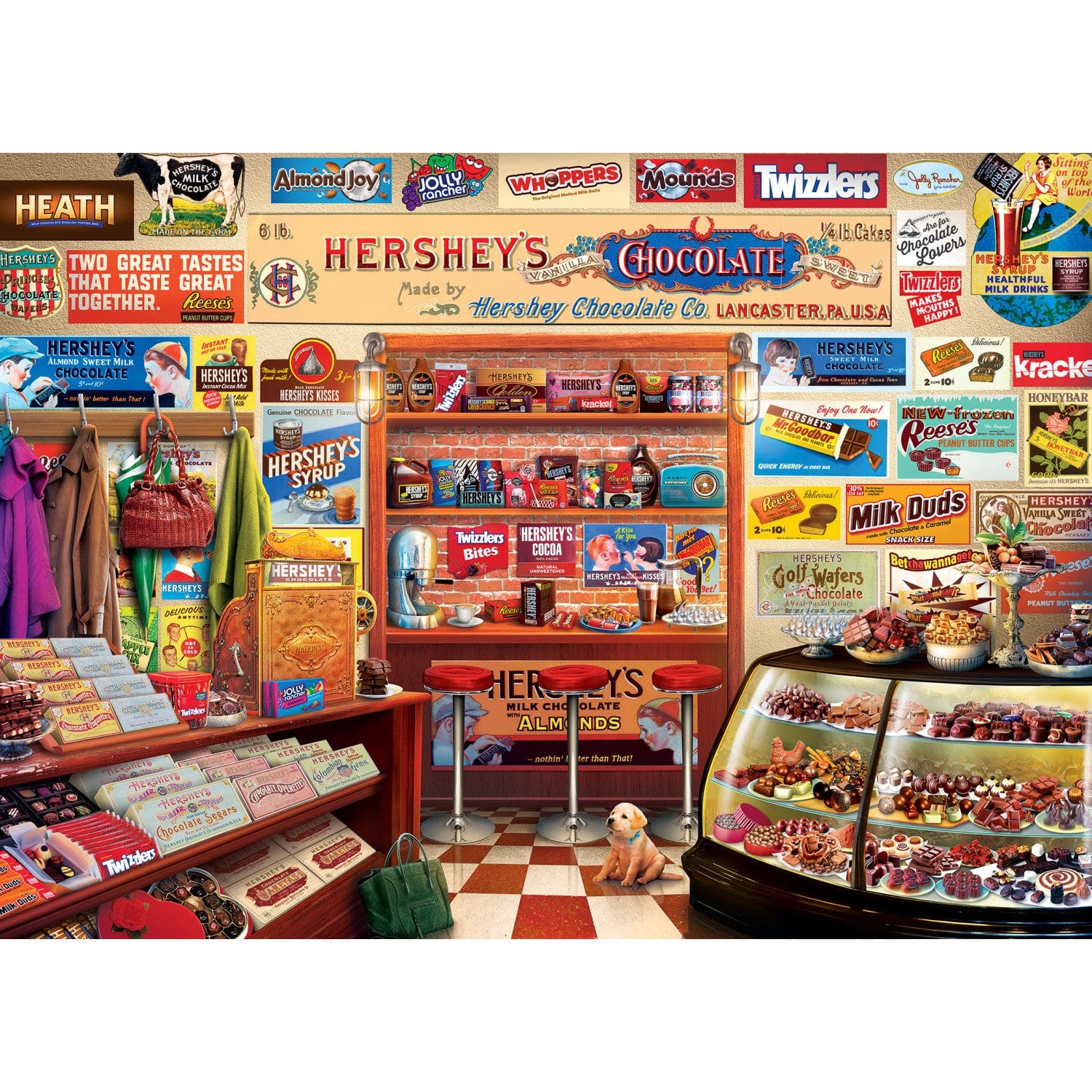 Hershey's Candy Shop - 1000 Piece Jigsaw Puzzle - Image 2