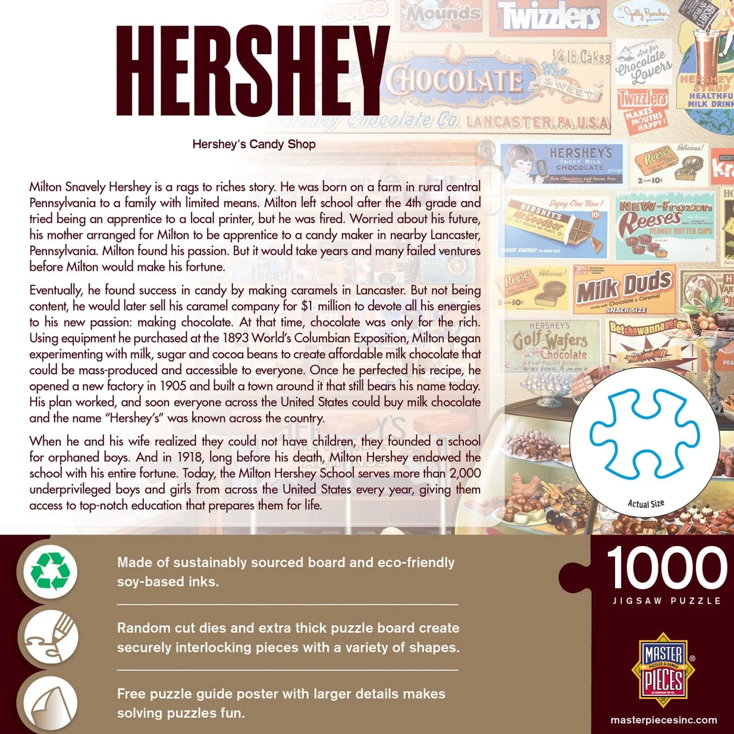 Hershey's Candy Shop - 1000 Piece Jigsaw Puzzle - Image 3