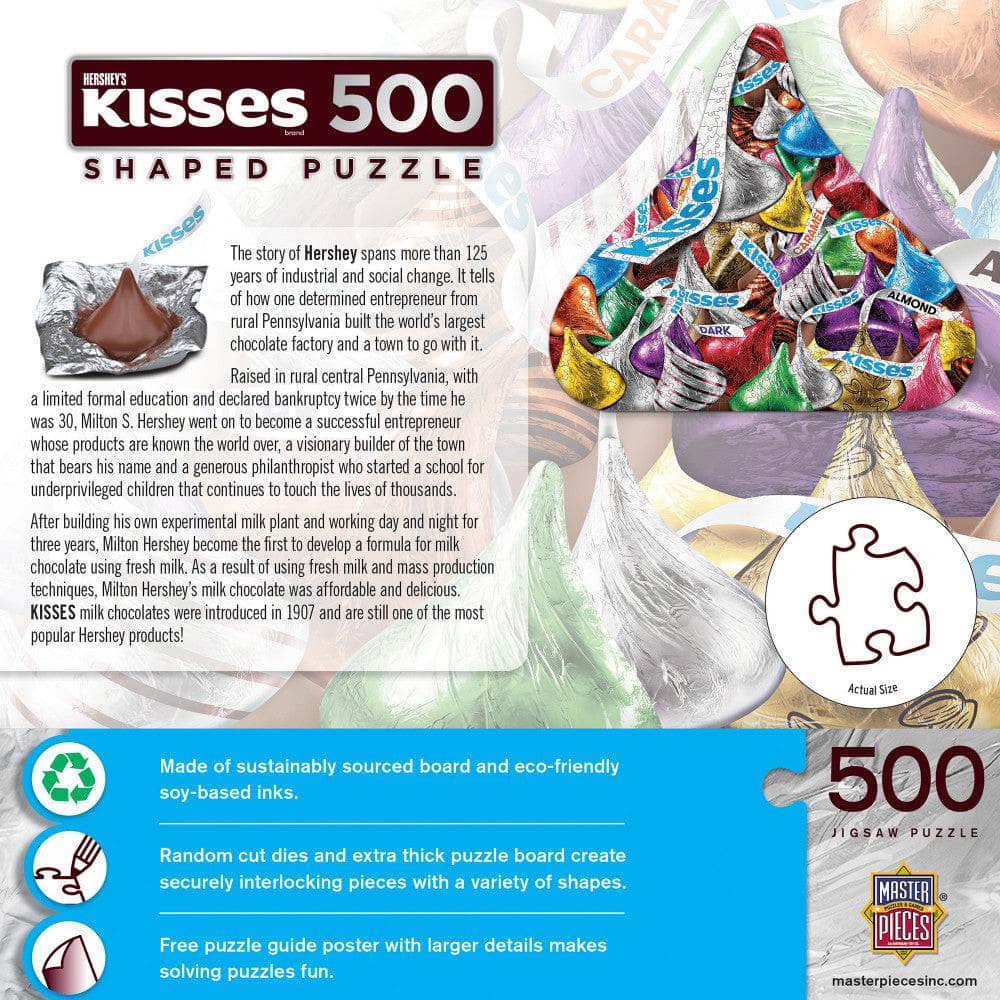 Hershey's Kisses - 500 Piece Shaped Jigsaw Puzzle - Image 3