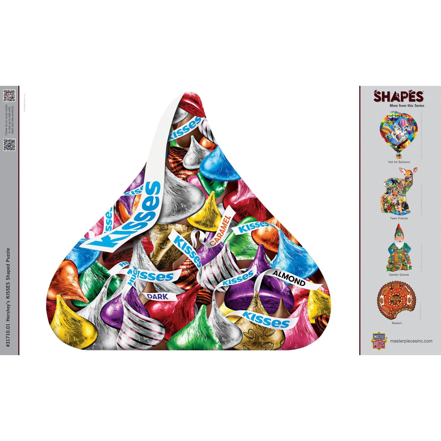 Hershey's Kisses - 500 Piece Shaped Jigsaw Puzzle - Image 4