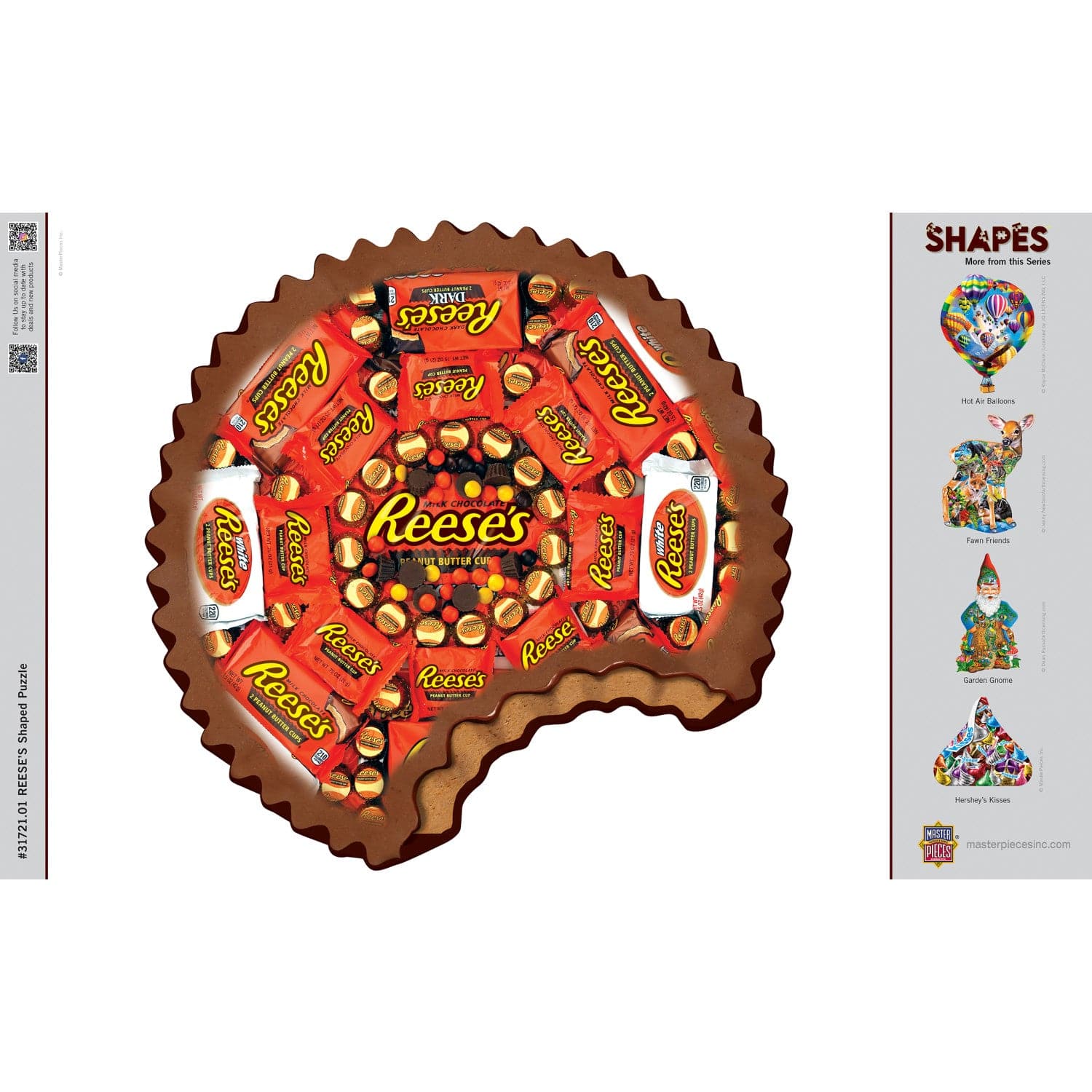 Hershey's Reese's - 500 Piece Shaped Jigsaw Puzzle - Image 4