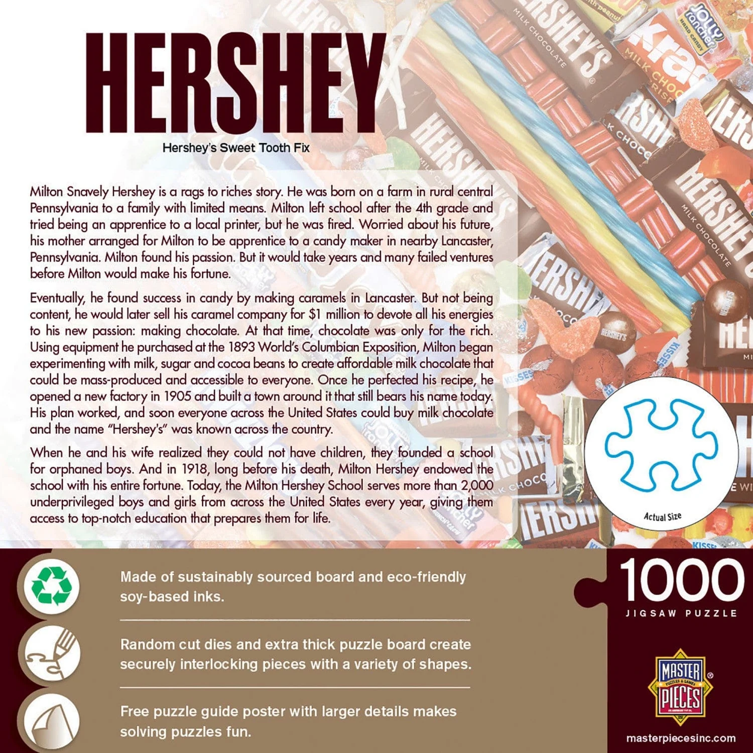 Hershey's Sweet Tooth Fix - 1000 Piece Jigsaw Puzzle - Image 3