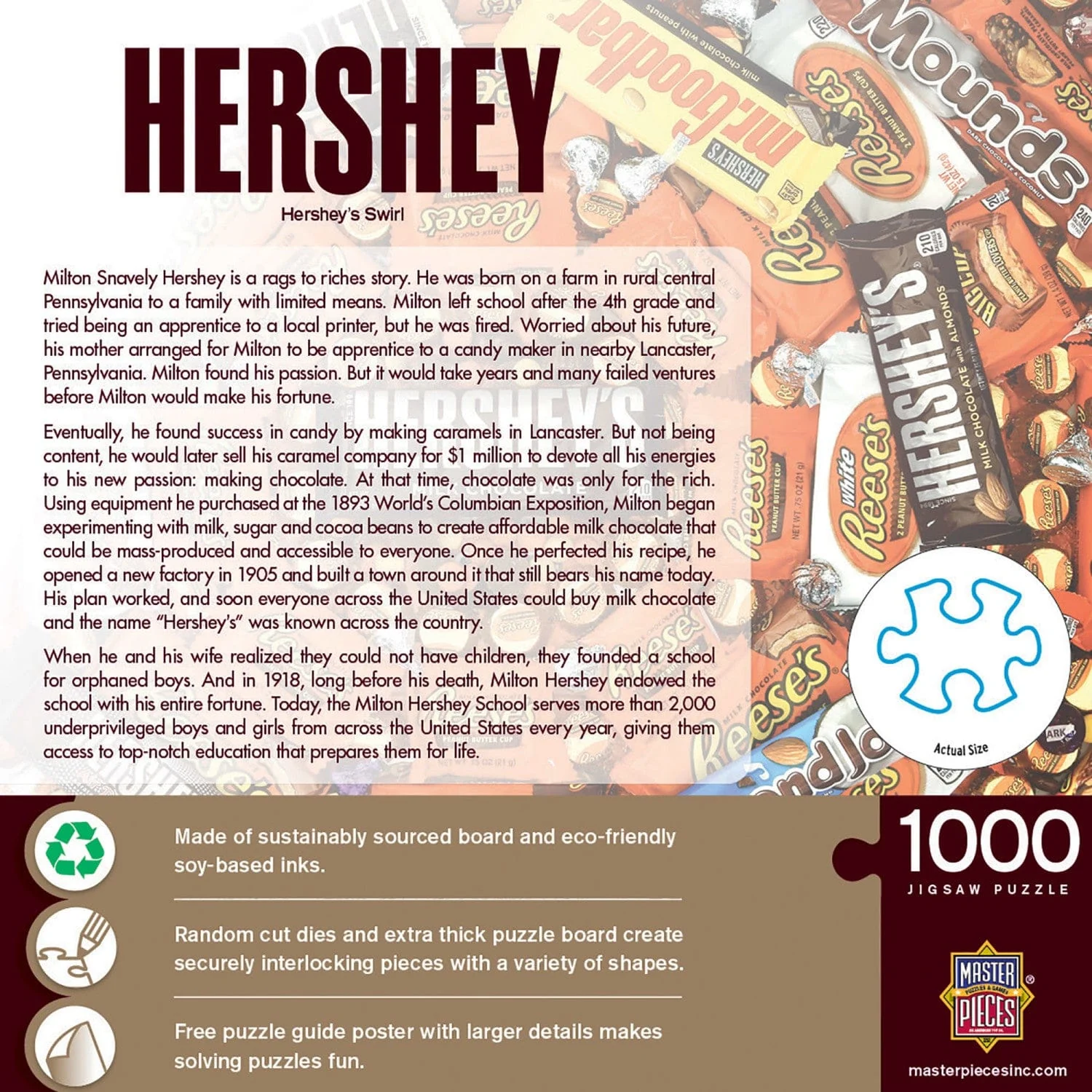 Hershey's Swirl - 1000 Piece Jigsaw Puzzle - Image 3