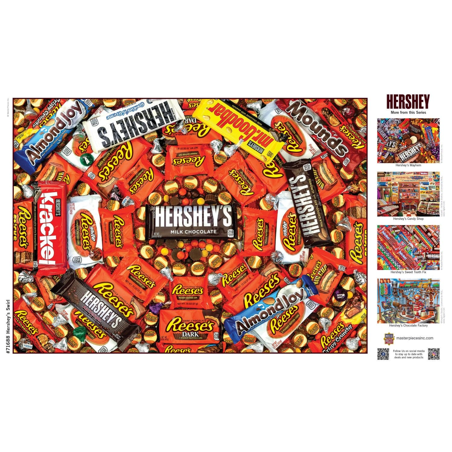 Hershey's Swirl - 1000 Piece Jigsaw Puzzle - Image 4