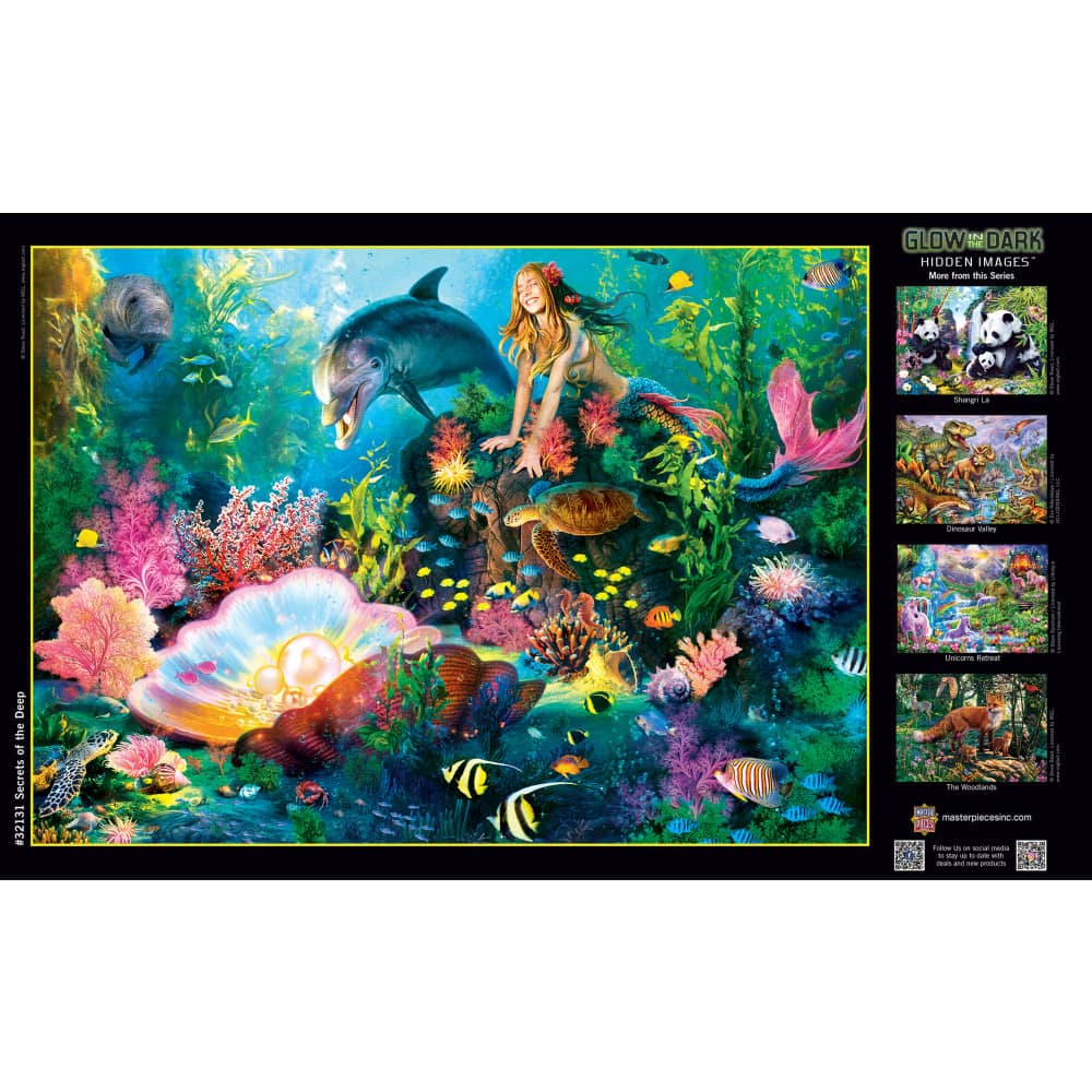 Hidden Images - Secrets of the Deep 500 Piece Jigsaw Puzzle - Image 4