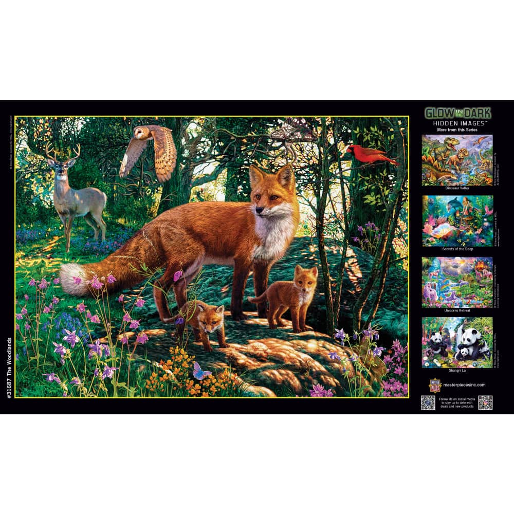 Hidden Images - The Woodlands 500 Piece Jigsaw Puzzle - Image 4