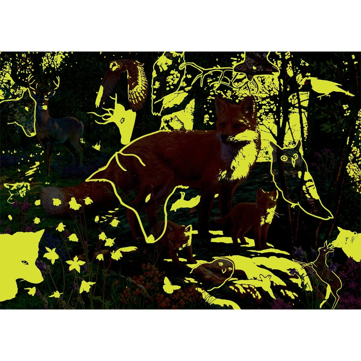 Hidden Images - The Woodlands 500 Piece Jigsaw Puzzle - Image 5