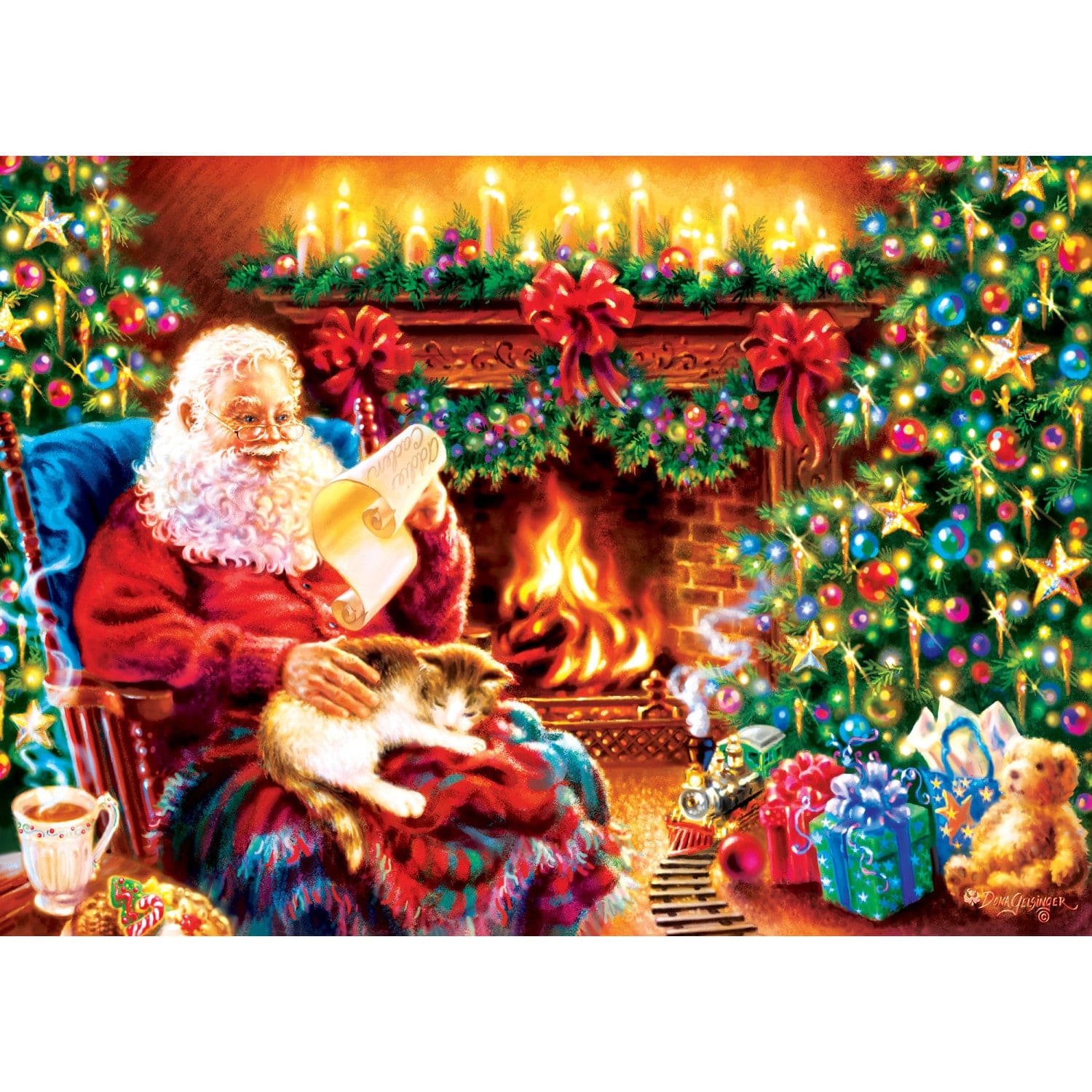 Sparkle & Shine - Christmas Dreams 500 Piece Glitter Jigsaw Puzzle - Image 2