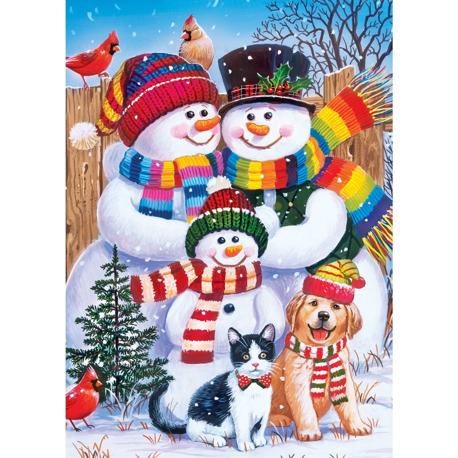 Sparkle & Shine - Family Portrait 500 Piece Glitter Jigsaw Puzzle - Image 2