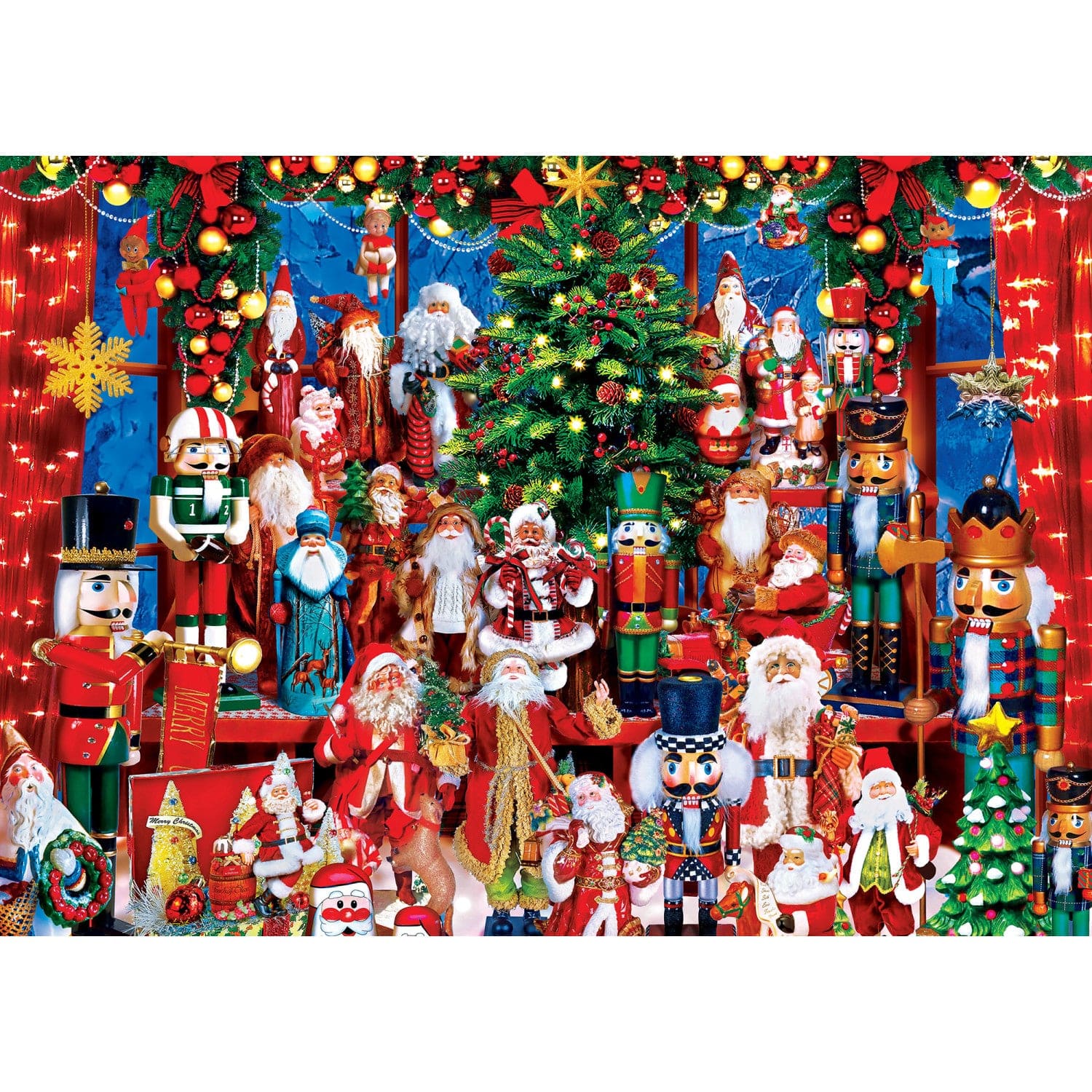 Sparkle & Shine - Holiday Festivities 500 Piece Glitter Jigsaw Puzzle - Image 2