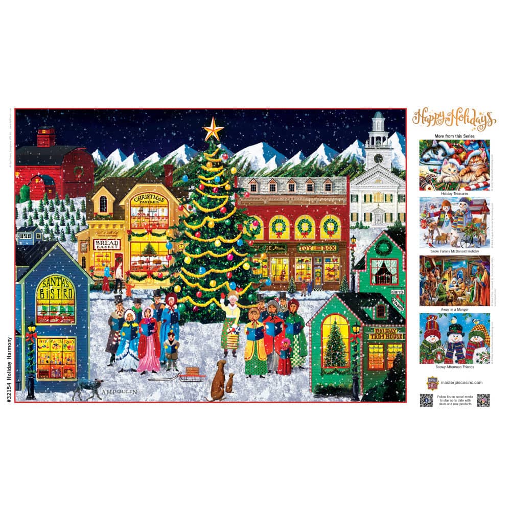 Happy Holidays - Holiday Harmony 300 Piece EZ Grip Jigsaw Puzzle - Image 4