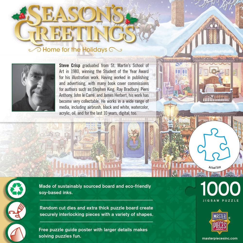 Season's Greetings - Home for the Holidays 1000 Piece Jigsaw Puzzle - Image 3