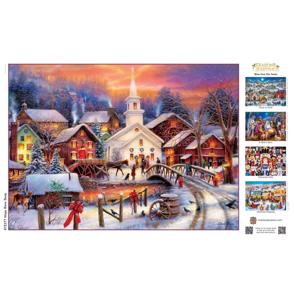 Season's Greetings - Hope Runs Deep 1000 Piece Jigsaw Puzzle - Image 4
