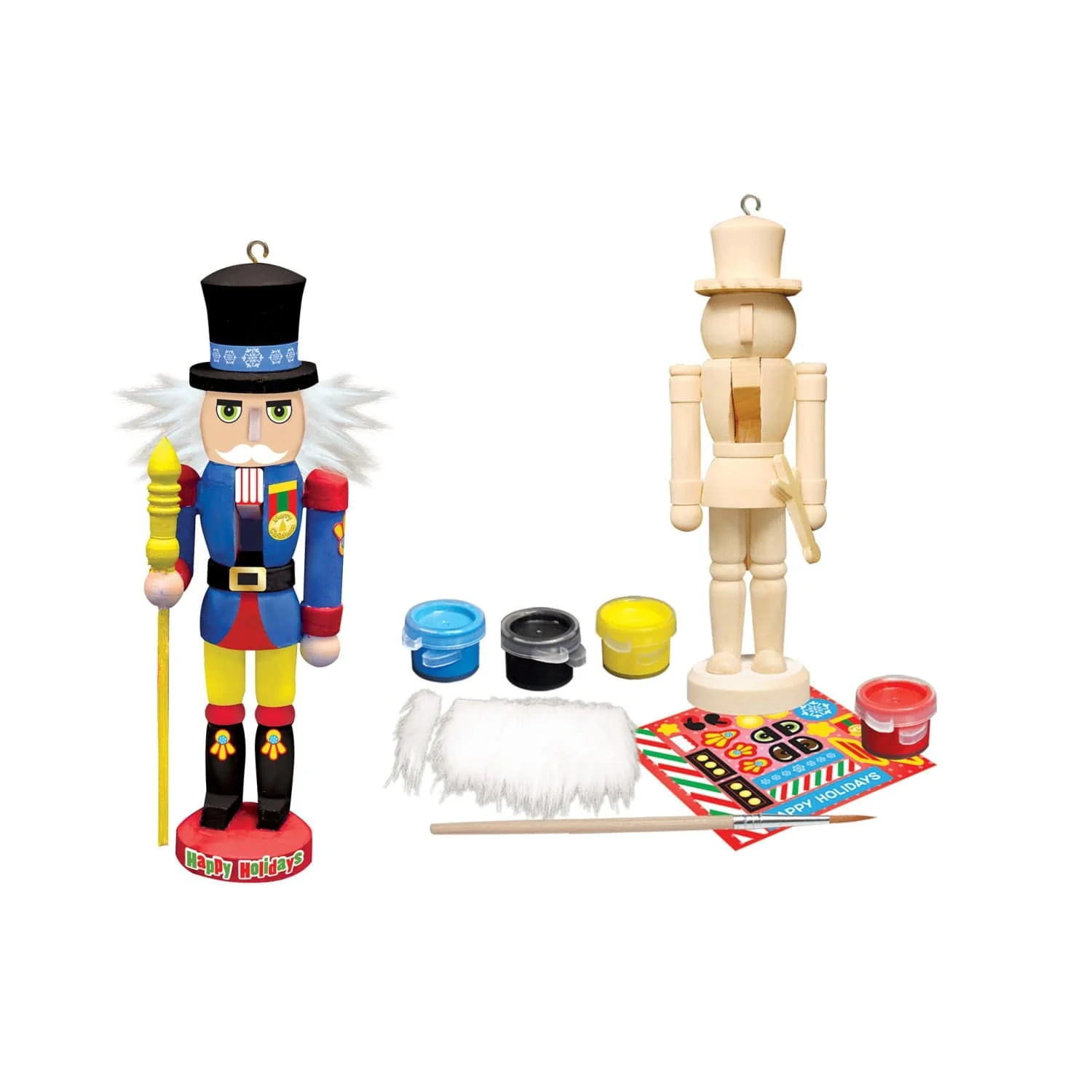 Nutcracker Guard Ornament Wood Paint Kit - Image 2