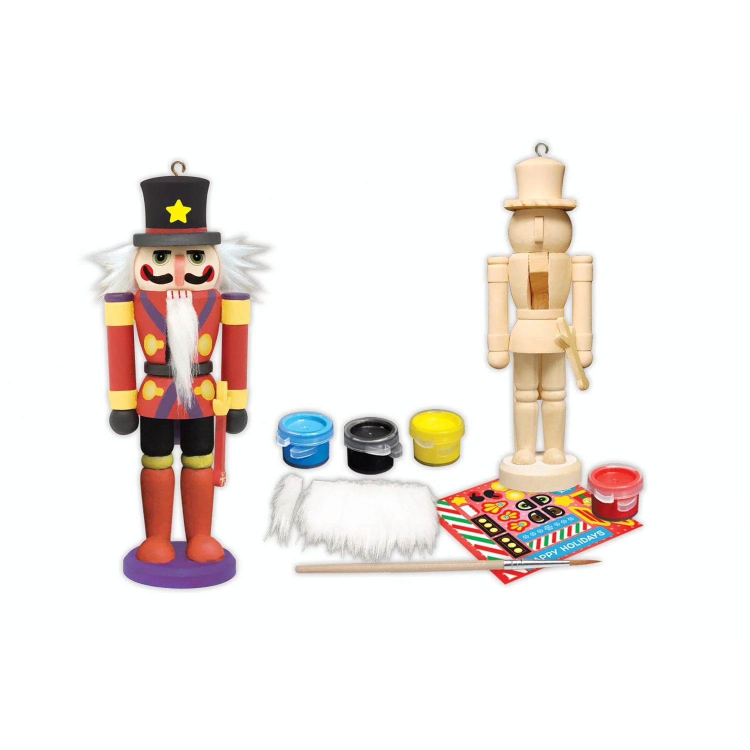Nutcracker Soldier Ornament Wood Paint Kit - Image 2