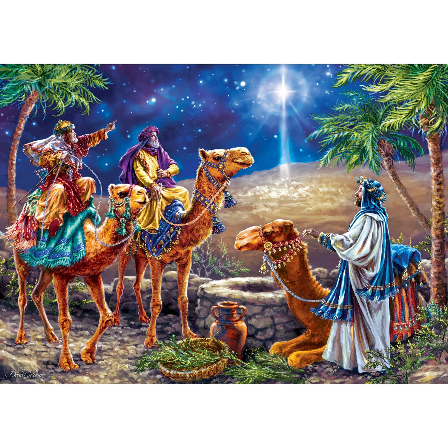 Sparkle & Shine - Three Magi 500 Piece Glitter Jigsaw Puzzle - Image 2