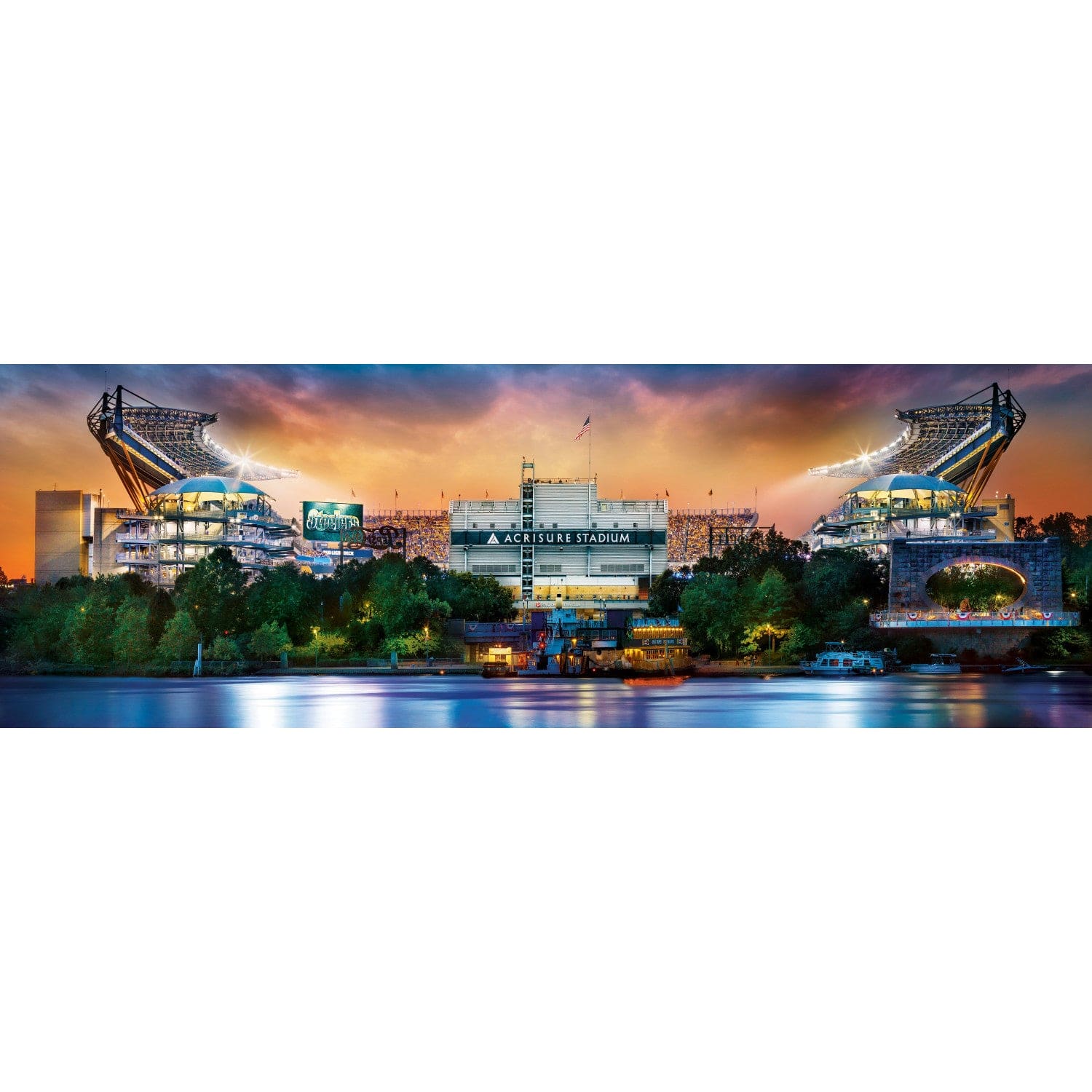 Pittsburgh Steelers - Stadium View 1000 Piece Panoramic Jigsaw Puzzle - Image 2