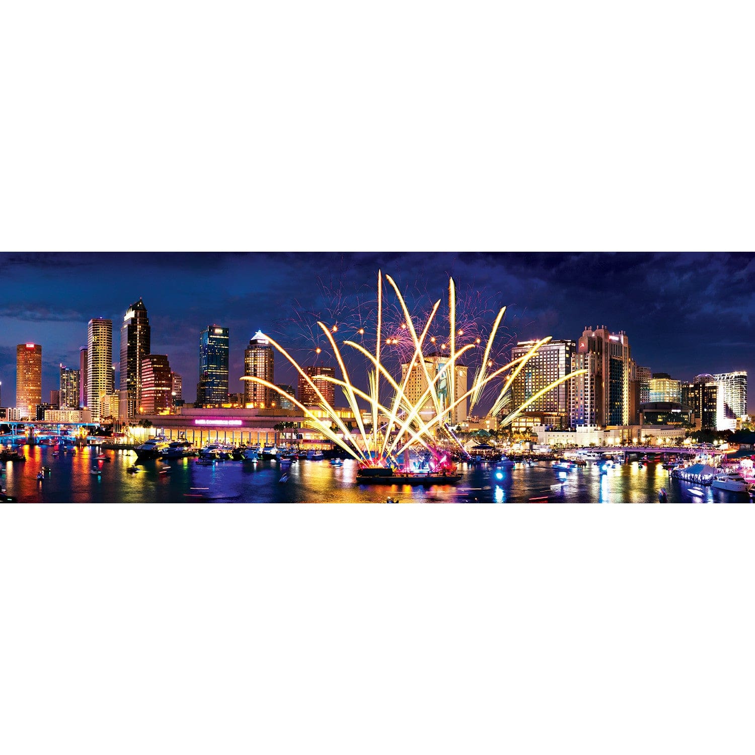 Tampa Bay Buccaneers - Stadium View 1000 Piece Panoramic Jigsaw Puzzle - Image 2