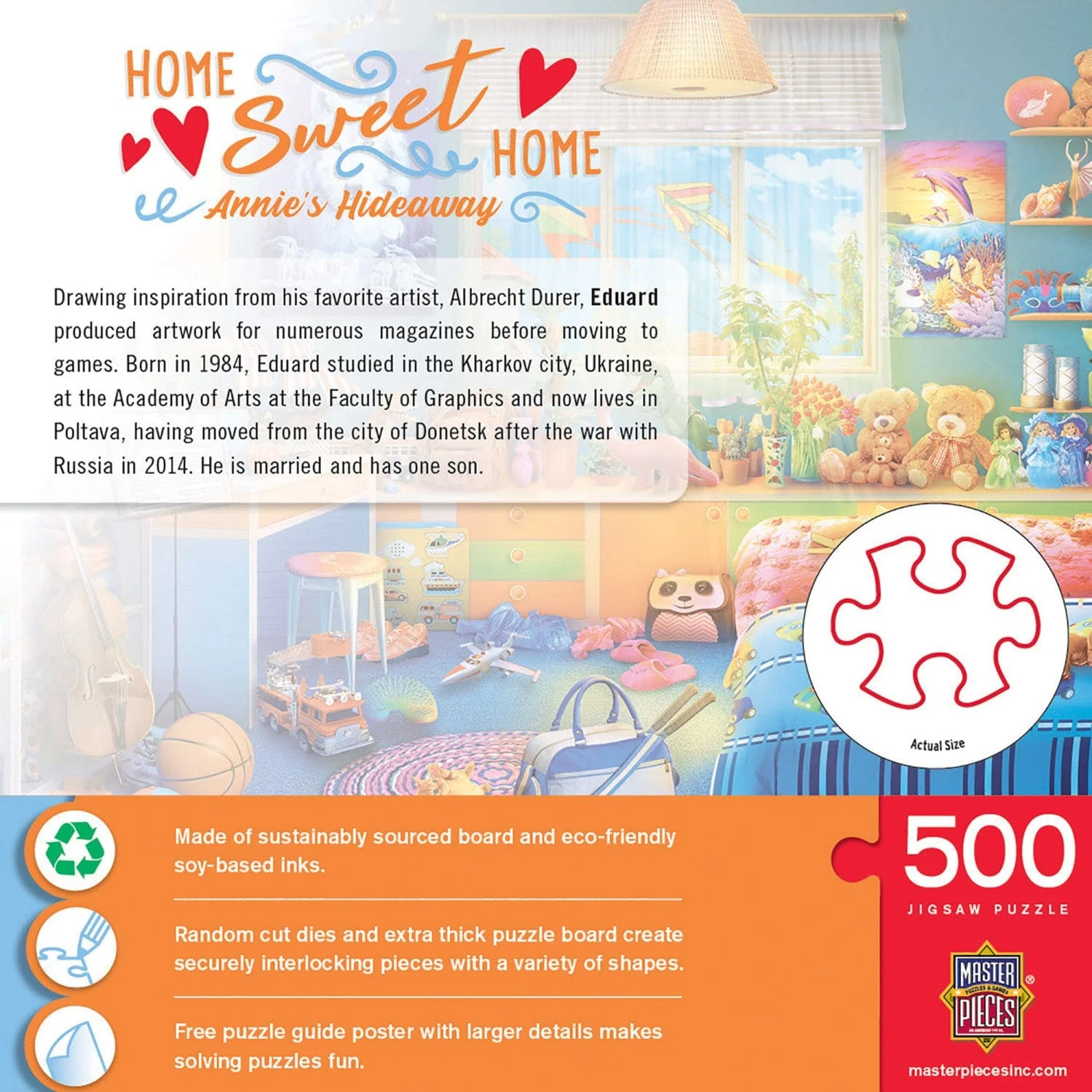 Home Sweet Home - Annie's Hideaway 500 Piece Jigsaw Puzzle - Image 3