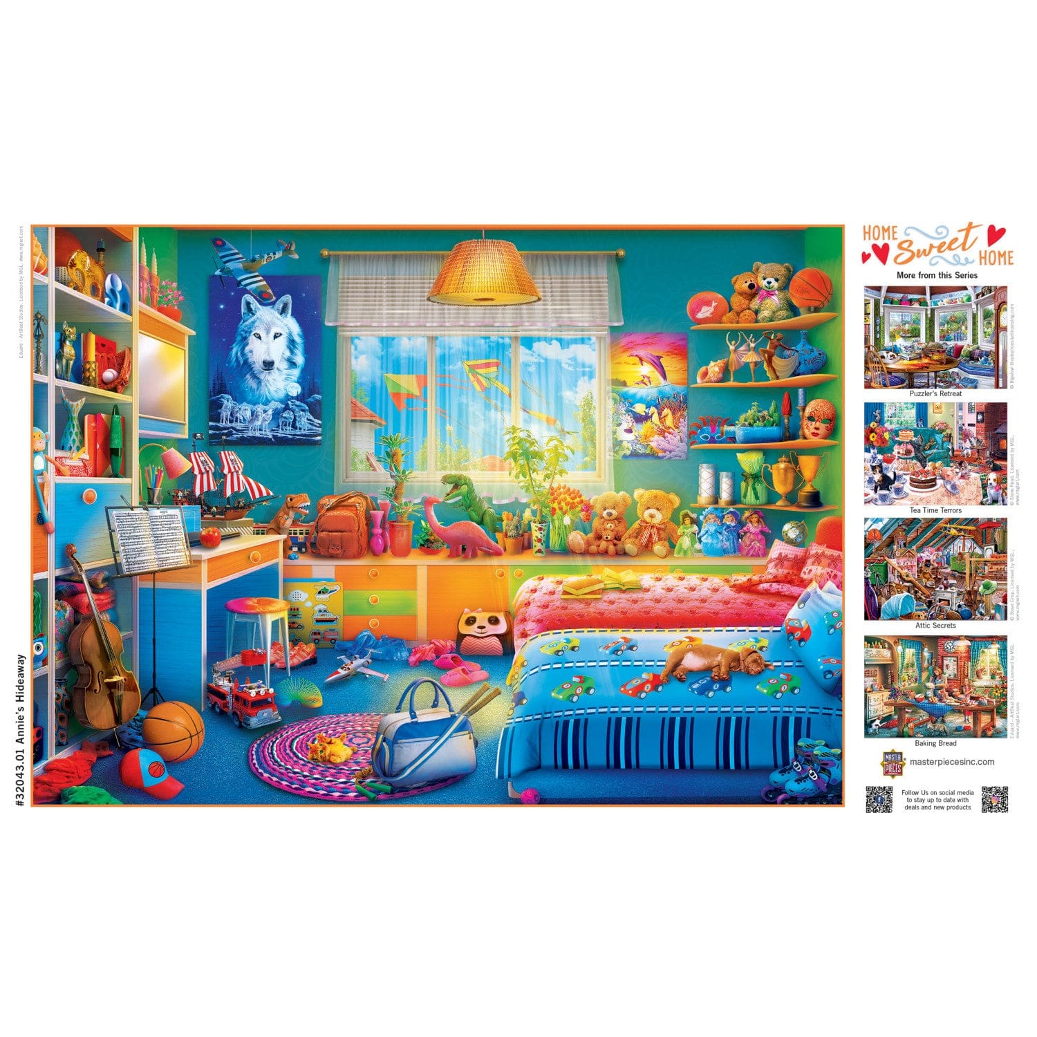 Home Sweet Home - Annie's Hideaway 500 Piece Jigsaw Puzzle - Image 4