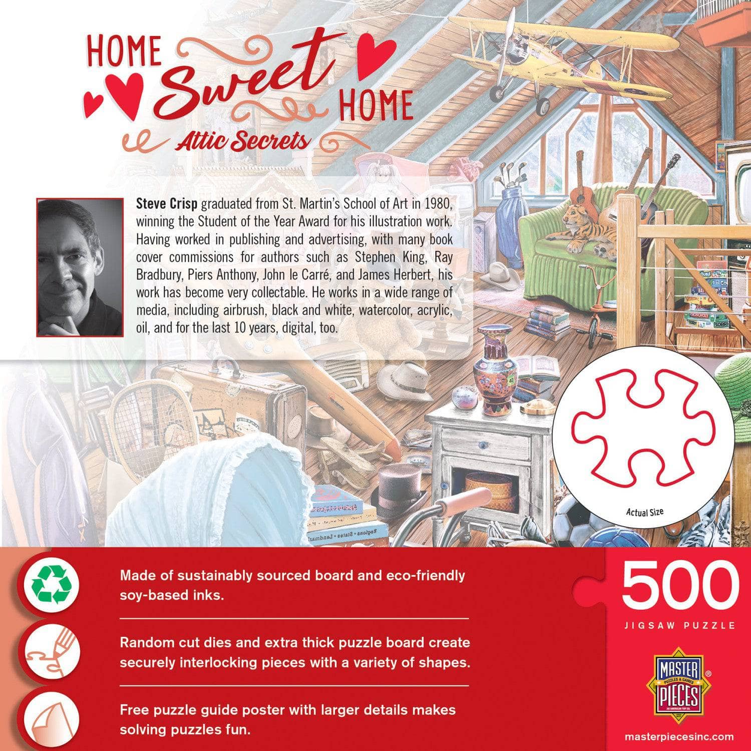 Home Sweet Home - Attic Secrets 500 Piece Jigsaw Puzzle - Image 3
